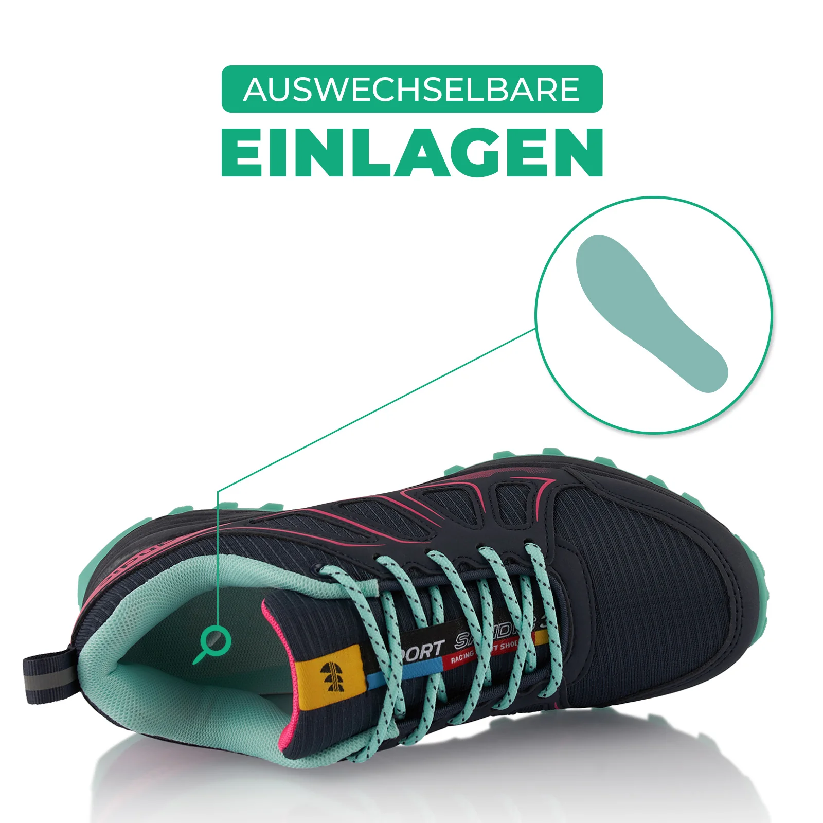Wanderschuhe Atmungsaktive Trail Running Trekkingschuhe - Image 5