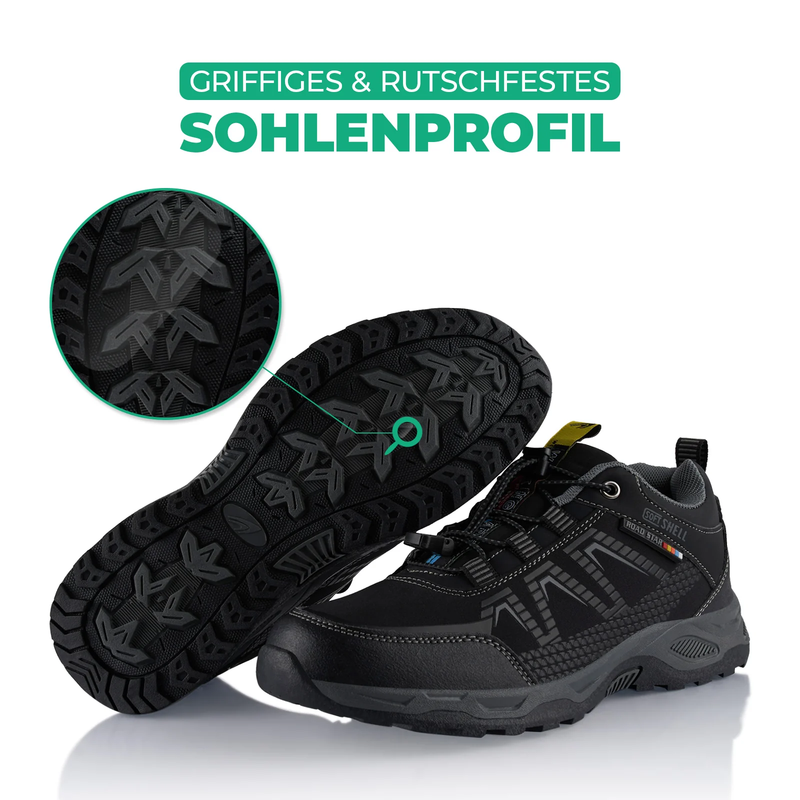 Wanderschuhe Softshell Trail Running Trekkingschuhe - Image 4