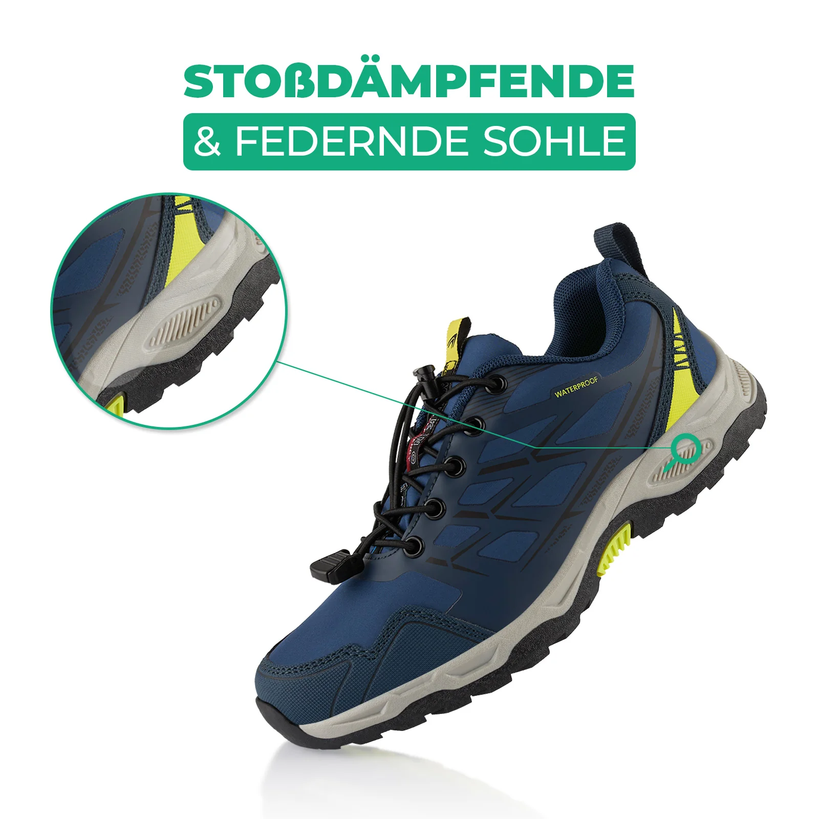 Wanderschuhe Wasserdichte Trail Running Trekkingschuhe - Image 3