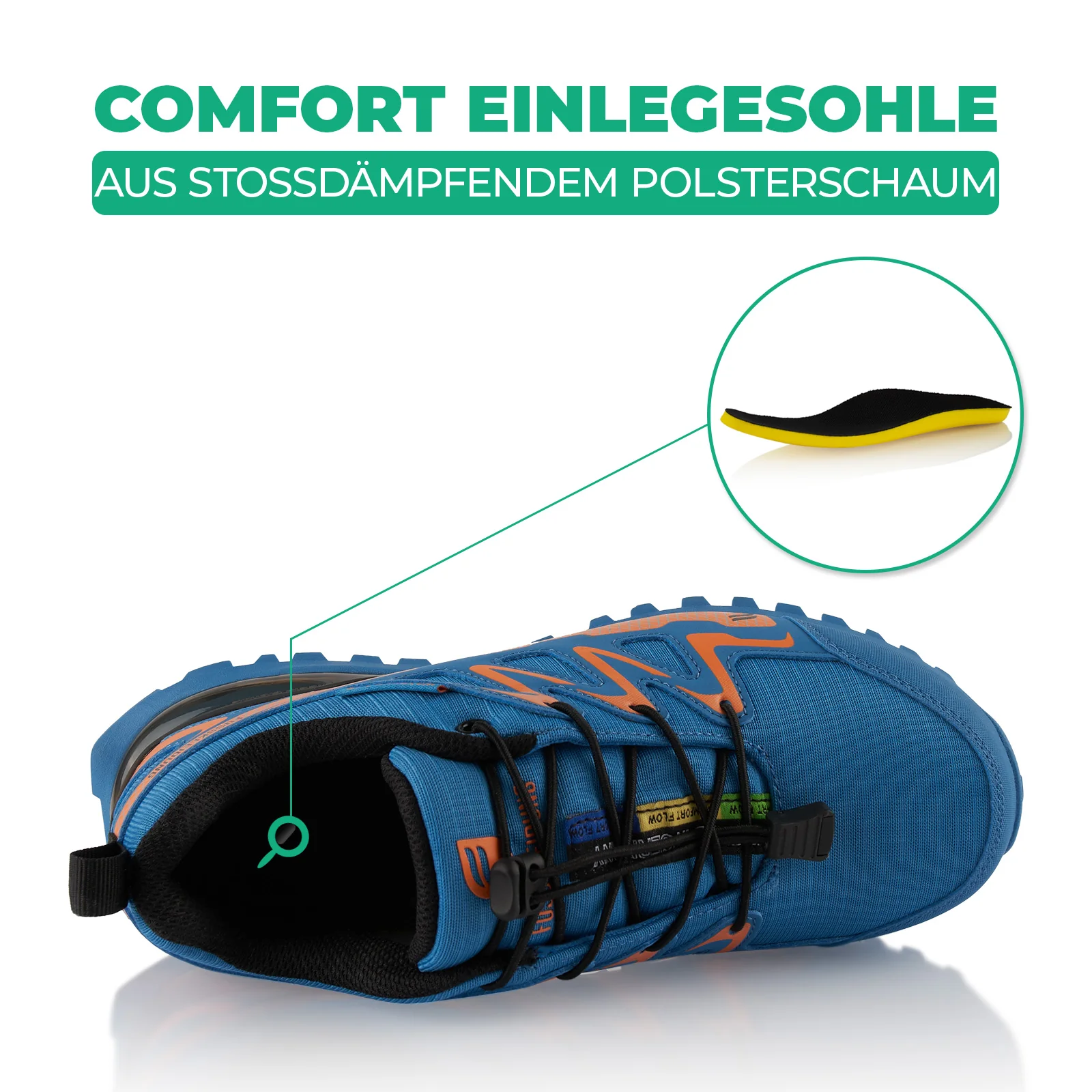 Wanderschuhe Wasserdichte Trail Running Trekkingschuhe - Image 5
