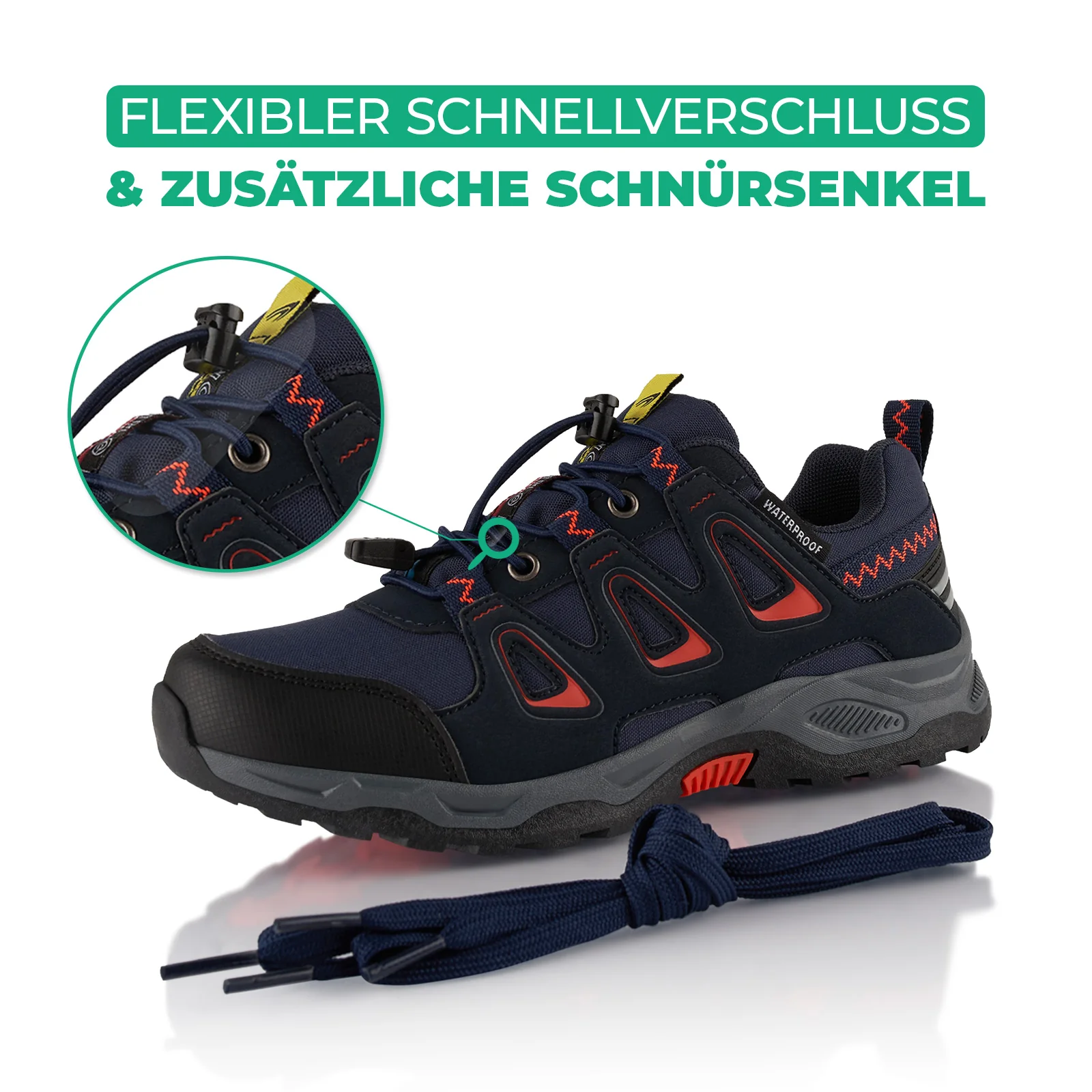 Wanderschuhe Wasserdichte Trail Running Trekkingschuhe - Image 4