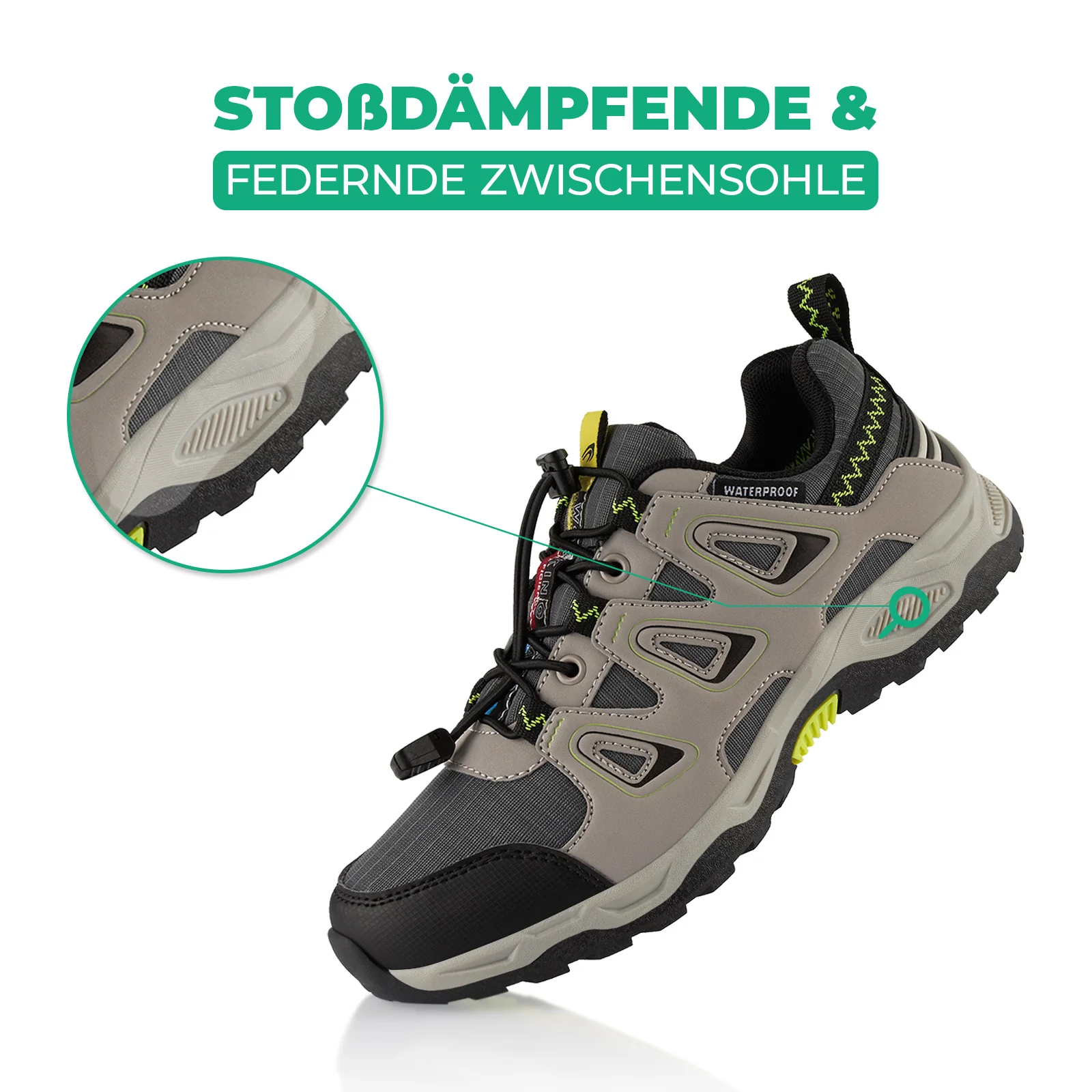 Wanderschuhe Wasserdichte Trail Running Trekkingschuhe - Image 3