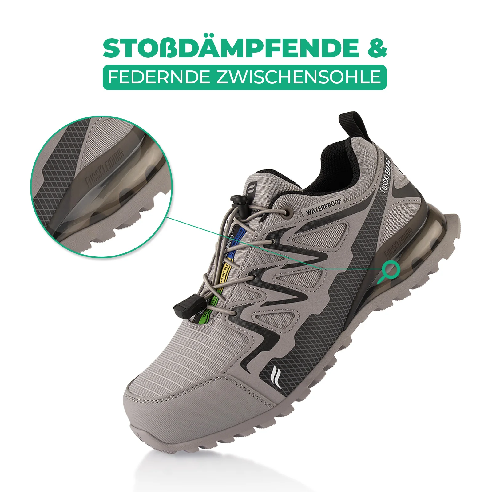 Wanderschuhe Wasserdichte Trail Running Trekkingschuhe - Image 3