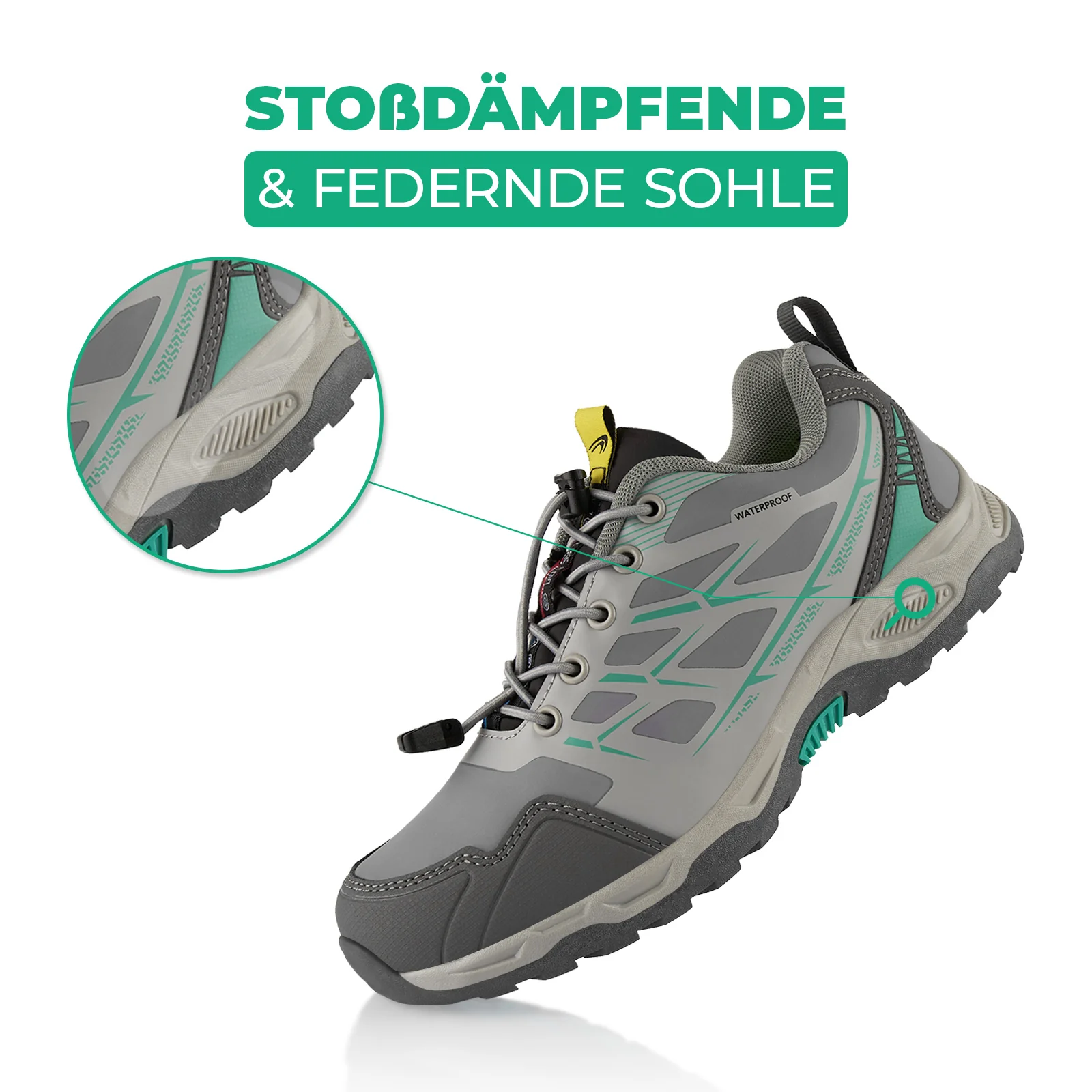 Wanderschuhe Wasserdichte Trail Running Trekkingschuhe - Image 3