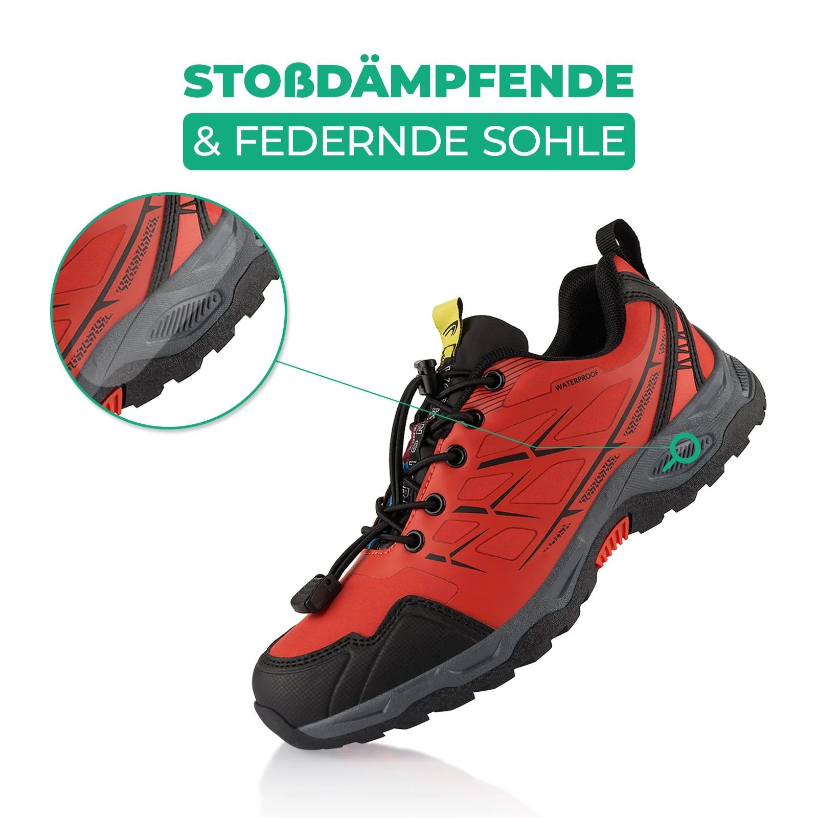 Wanderschuhe Wasserdichte Trail Running Trekkingschuhe - Image 3