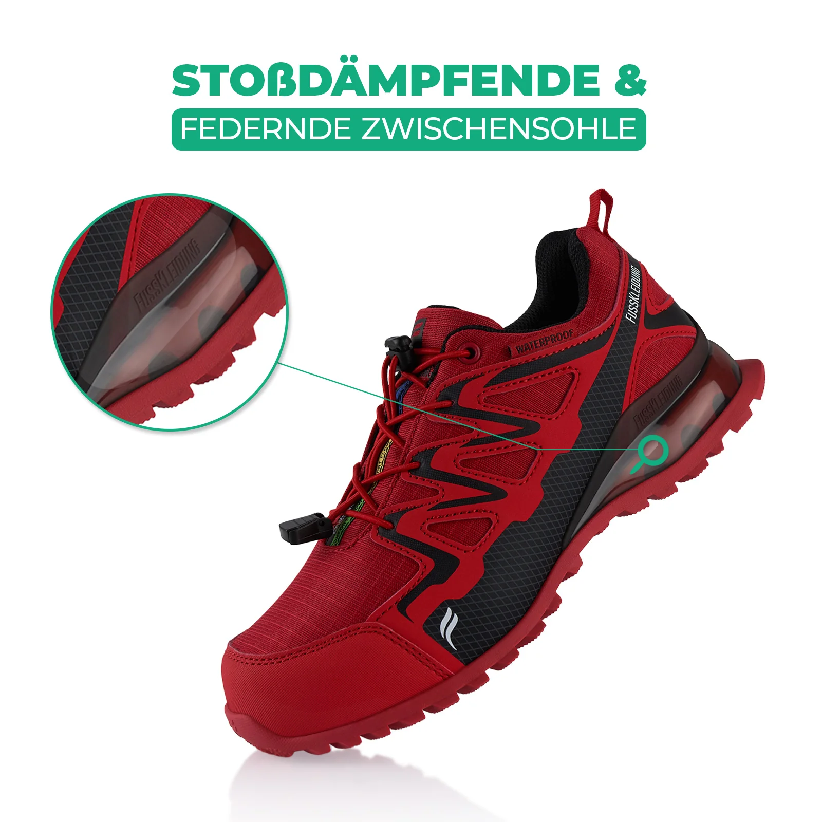 Wanderschuhe Wasserdichte Trail Running Trekkingschuhe - Image 3