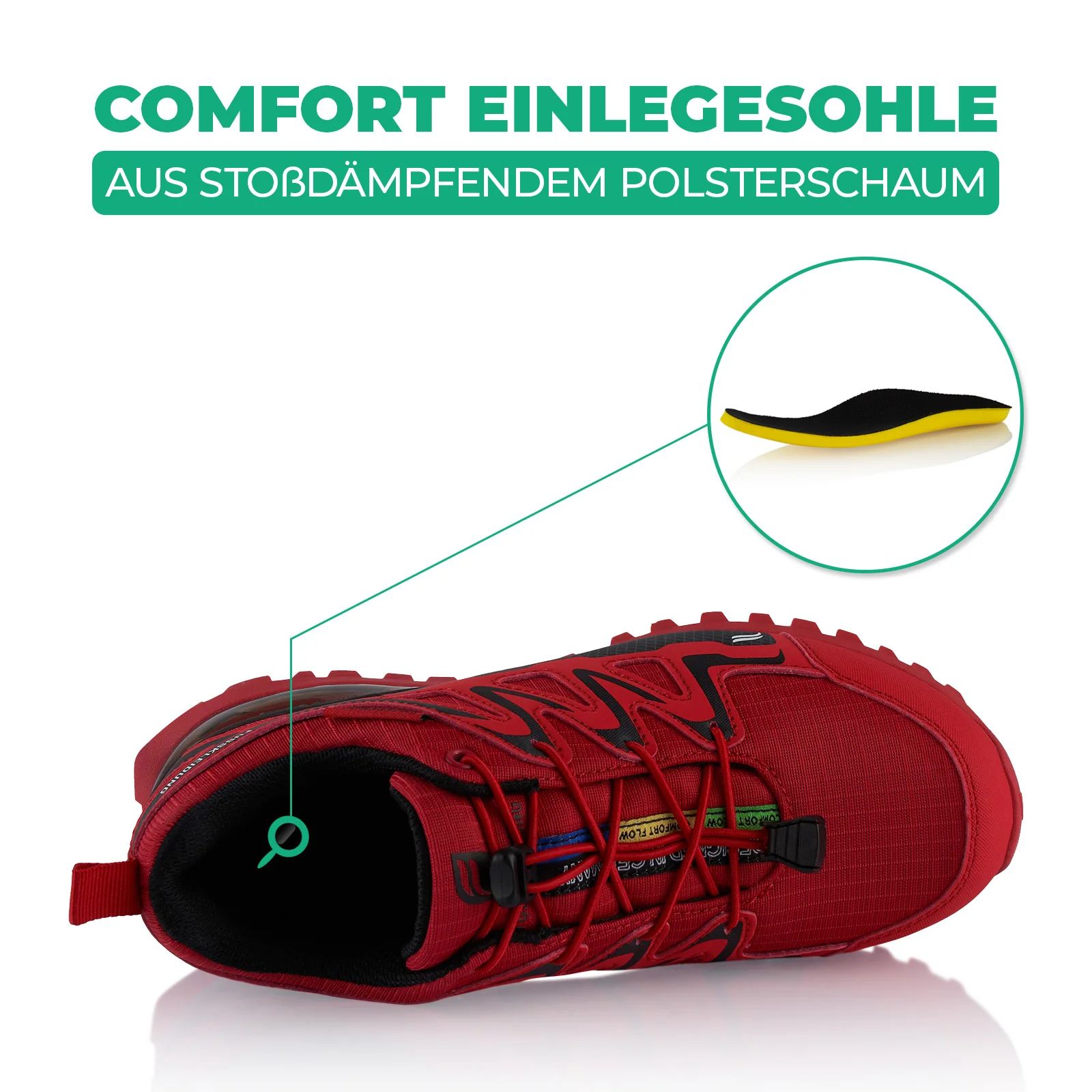 Wanderschuhe Wasserdichte Trail Running Trekkingschuhe - Image 5