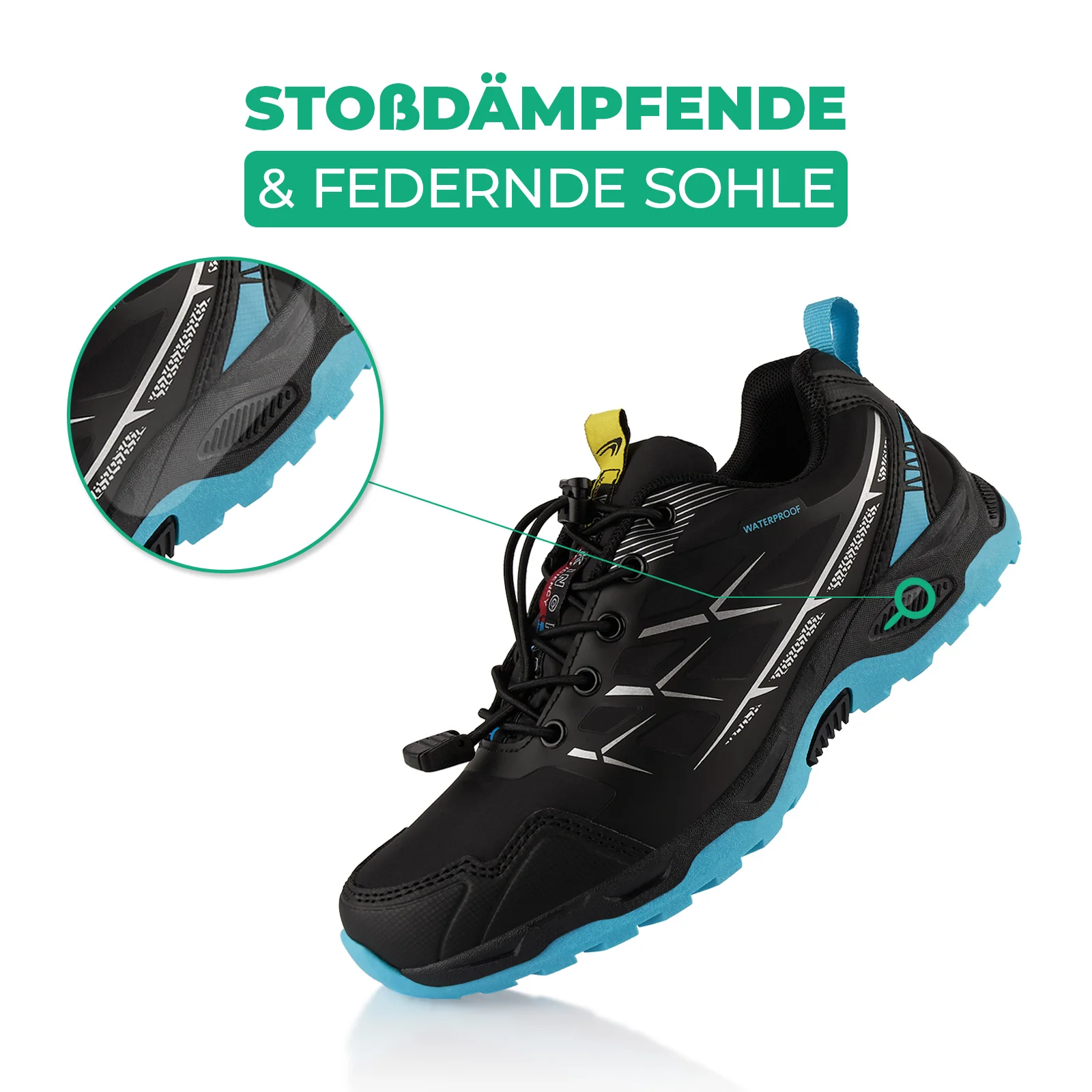 Wanderschuhe Wasserdichte Trail Running Trekkingschuhe - Image 3