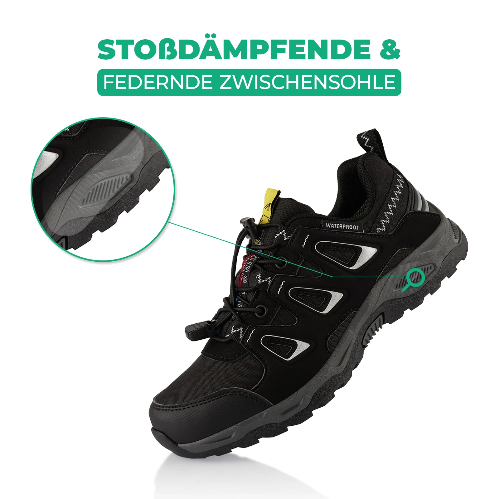 Wanderschuhe Wasserdichte Trail Running Trekkingschuhe - Image 3
