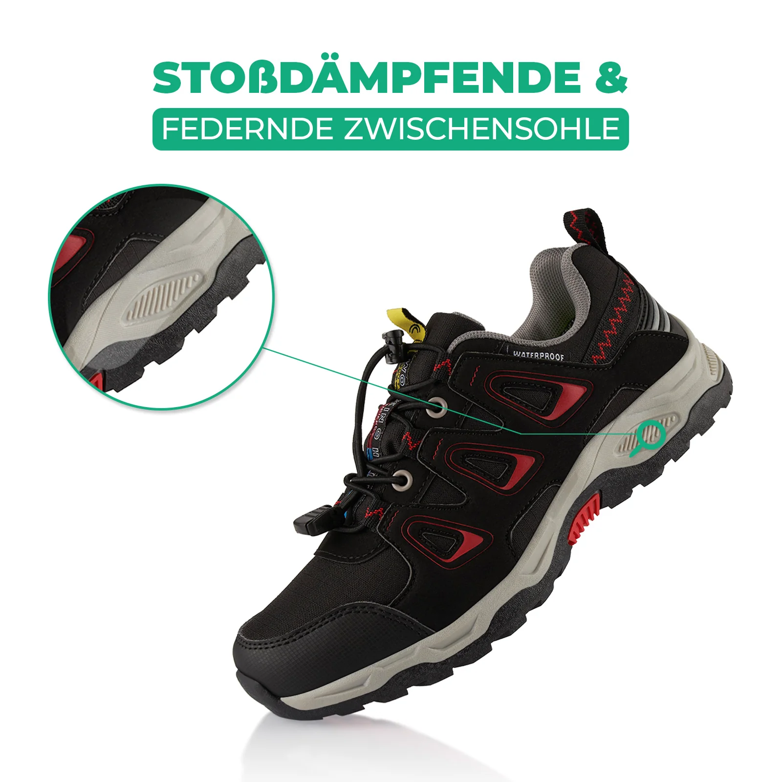 Wanderschuhe Wasserdichte Trail Running Trekkingschuhe - Image 3