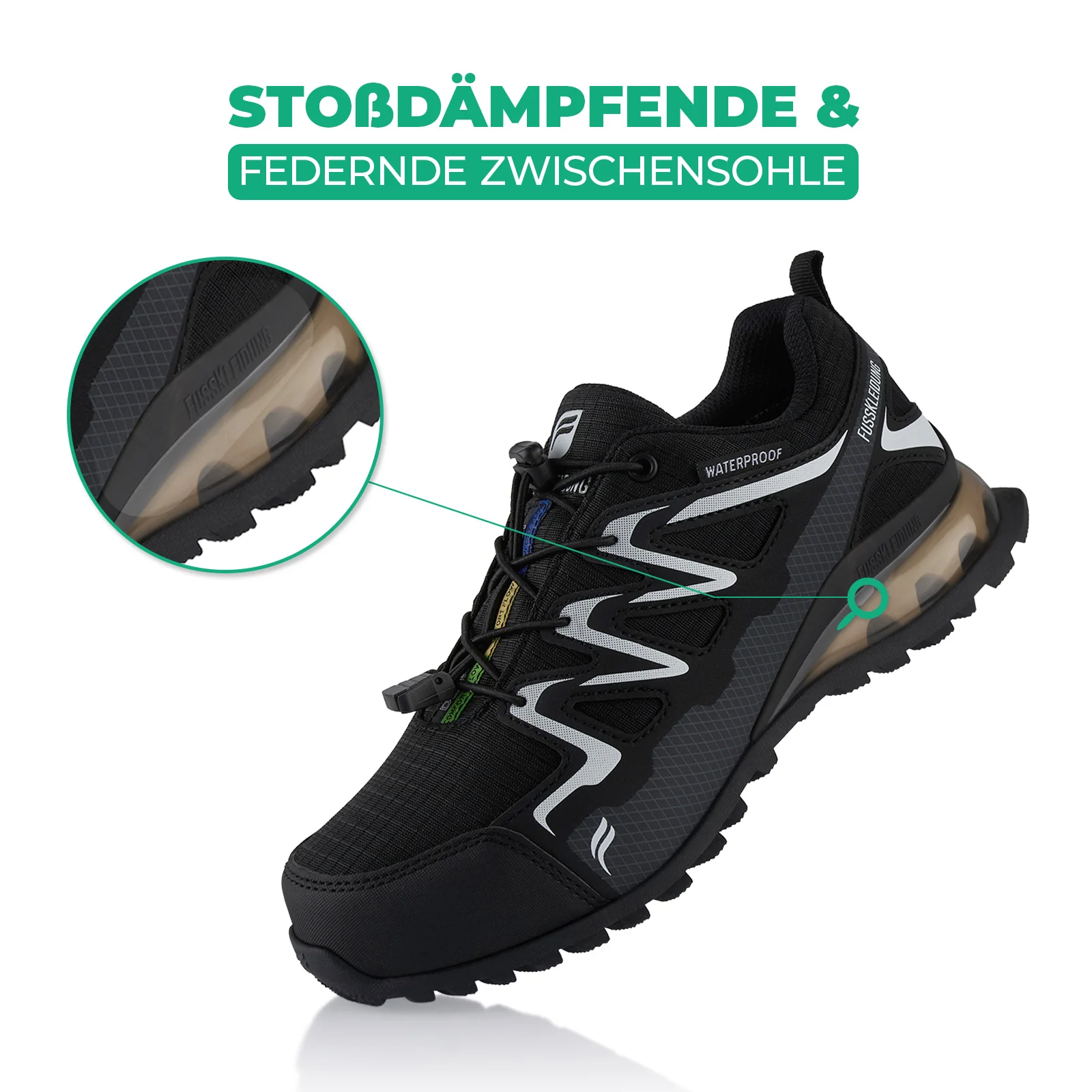 Wanderschuhe Wasserdichte Trail Running Trekkingschuhe - Image 3