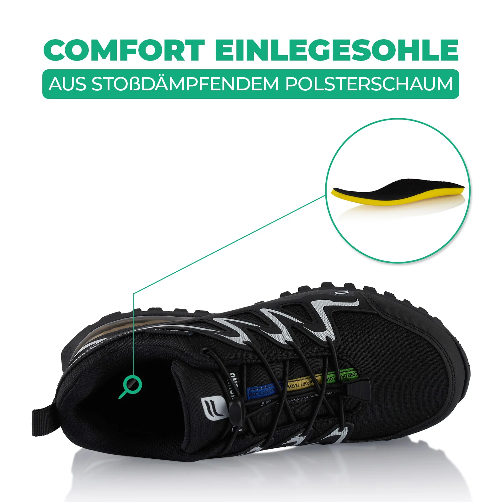 Wanderschuhe Wasserdichte Trail Running Trekkingschuhe - Image 5