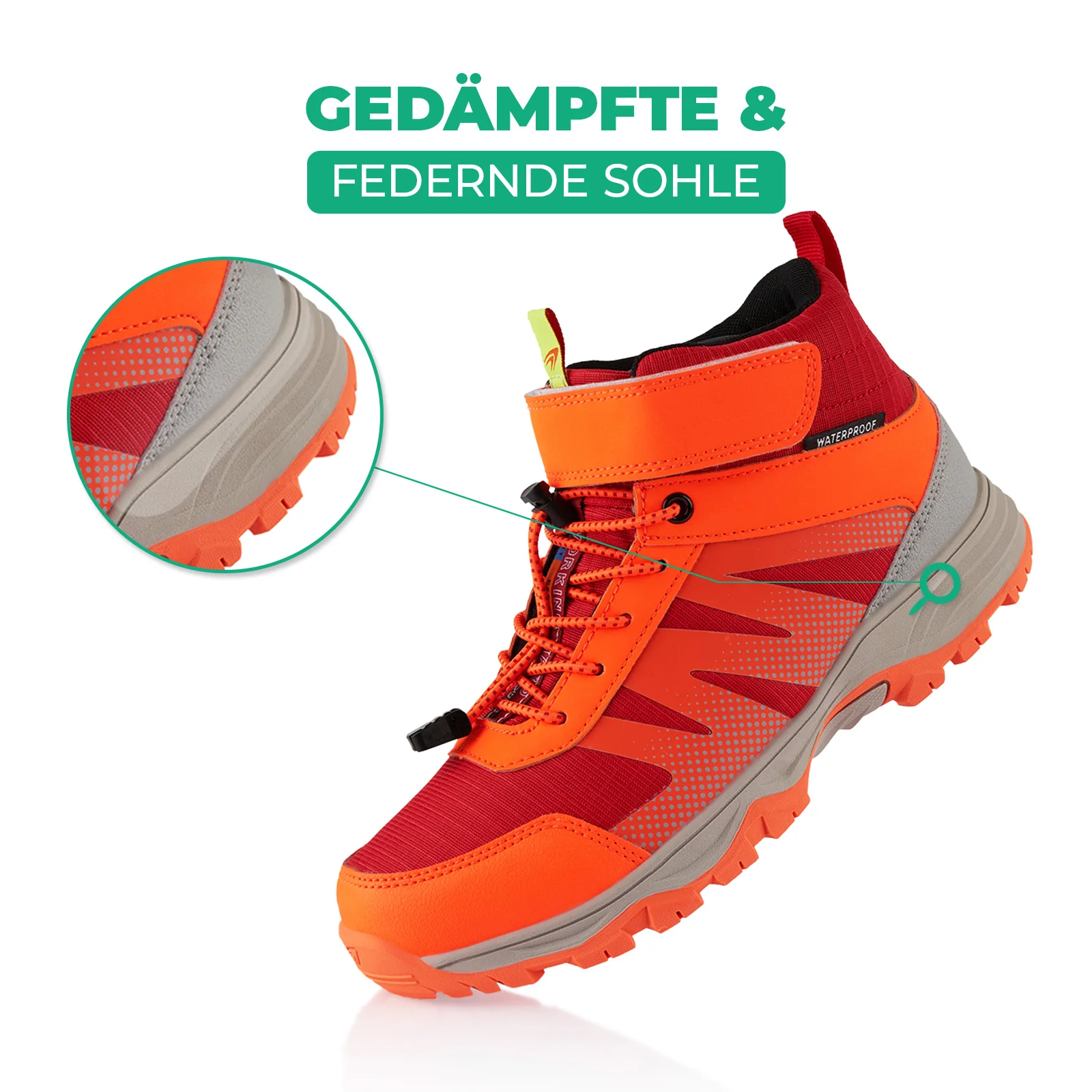 Wanderschuhe Wasserdichte Trail Trekkingschuhe - Image 3