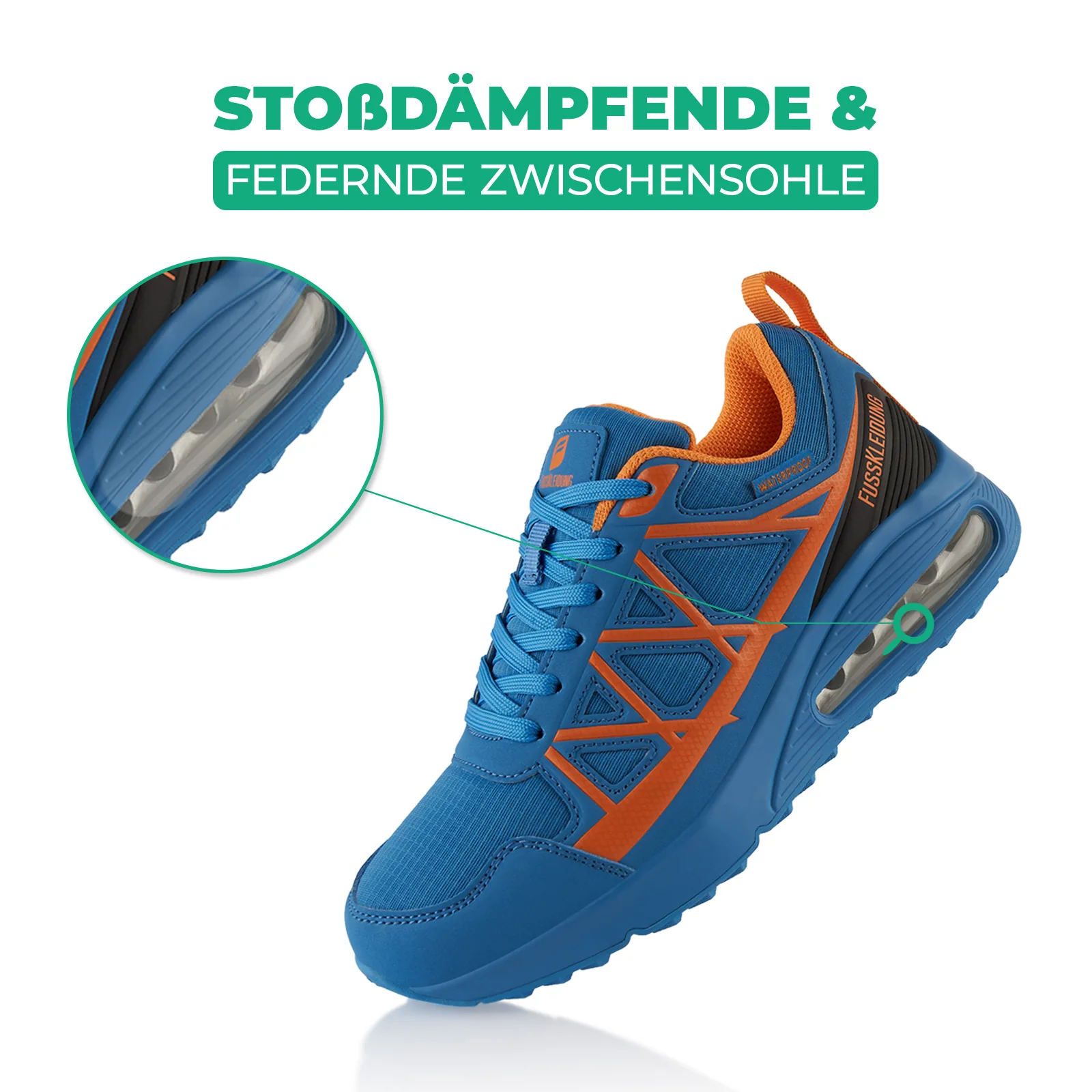 Sneaker Dämpfende Komfortsohle Wasserdicht - Image 3