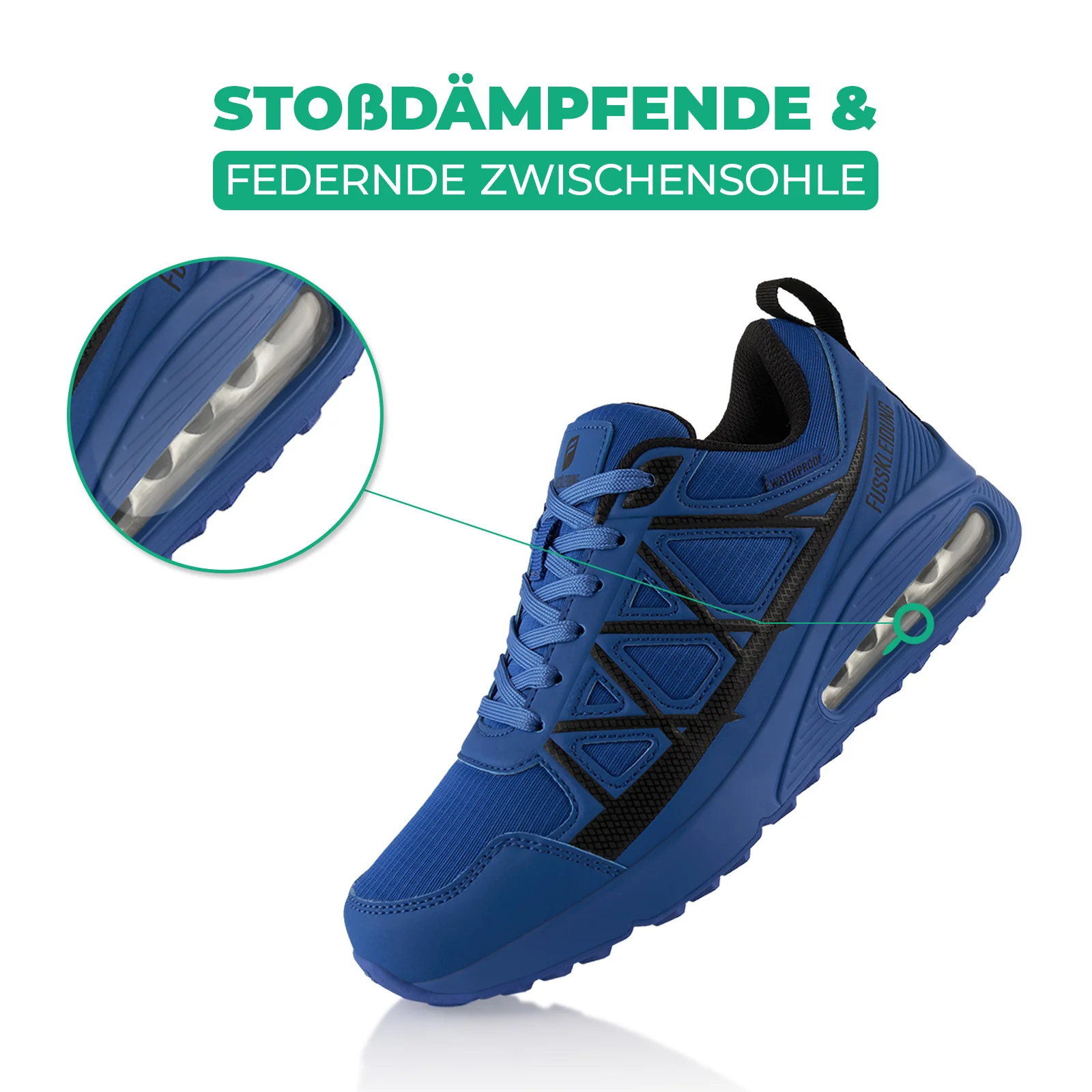 Sneaker Dämpfende Komfortsohle Wasserdicht - Image 3