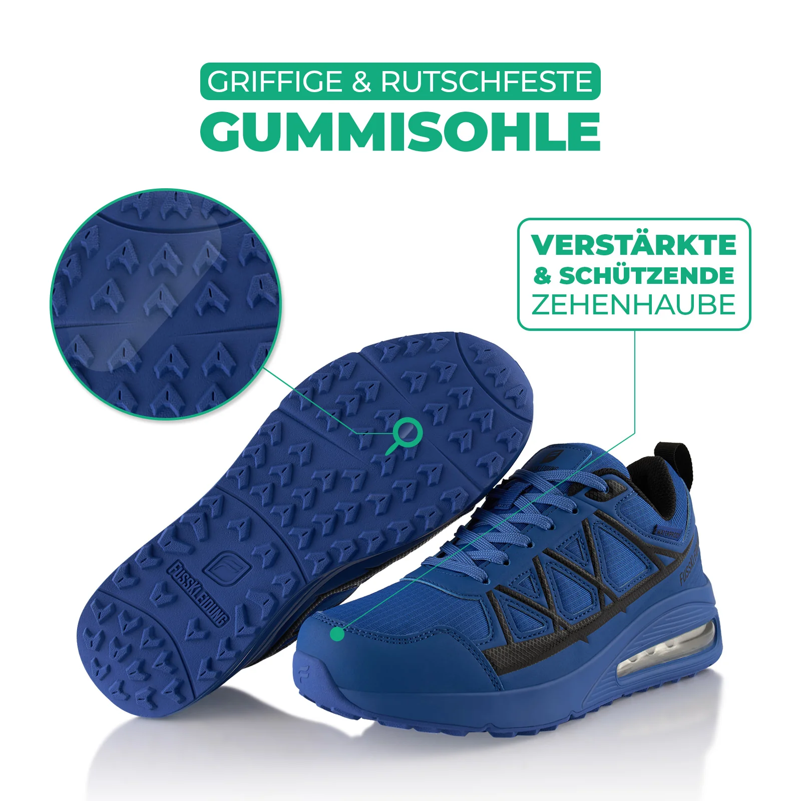 Sneaker Dämpfende Komfortsohle Wasserdicht - Image 4