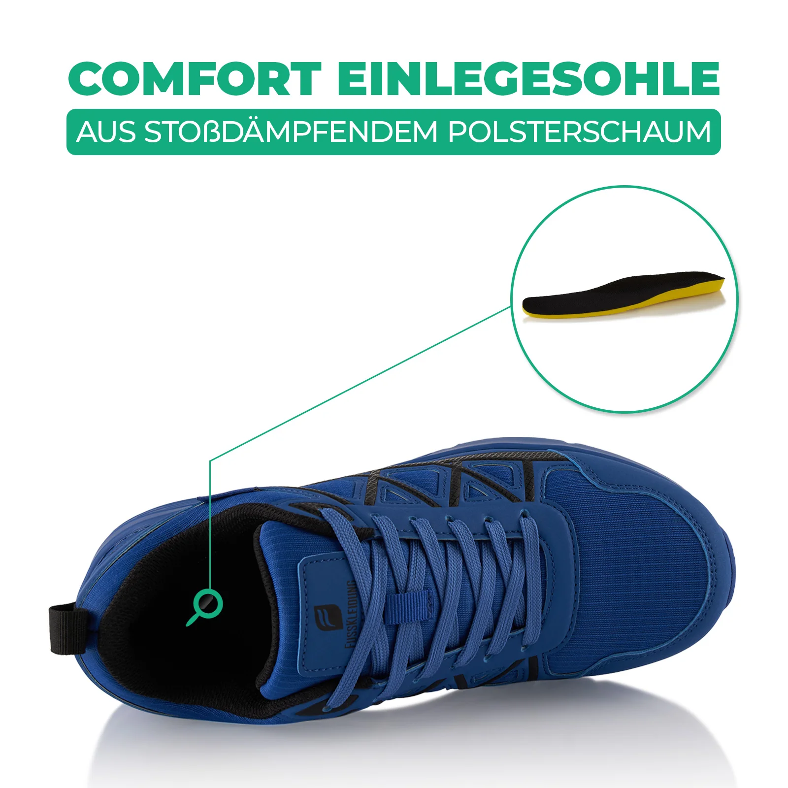 Sneaker Dämpfende Komfortsohle Wasserdicht - Image 5