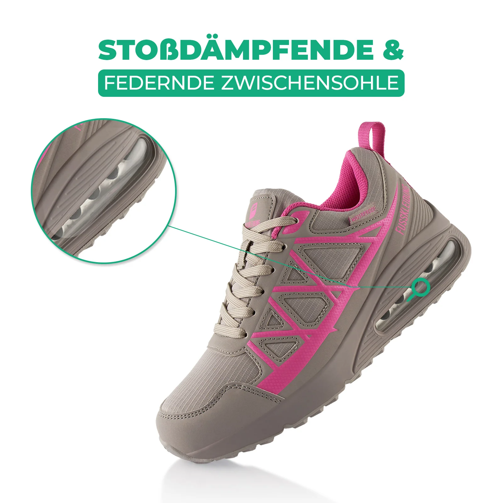 Sneaker Dämpfende Komfortsohle Wasserdicht - Image 3