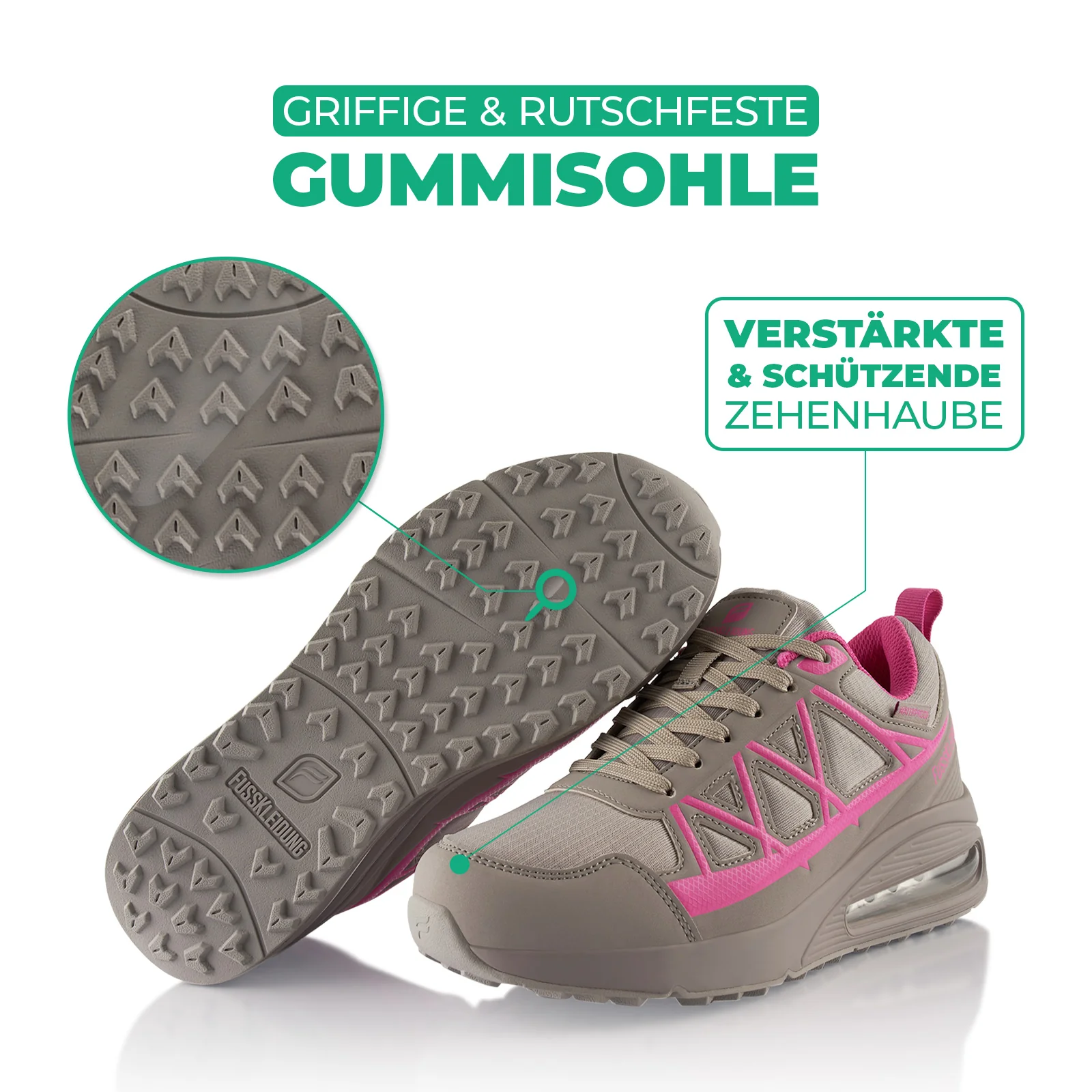 Sneaker Dämpfende Komfortsohle Wasserdicht - Image 4