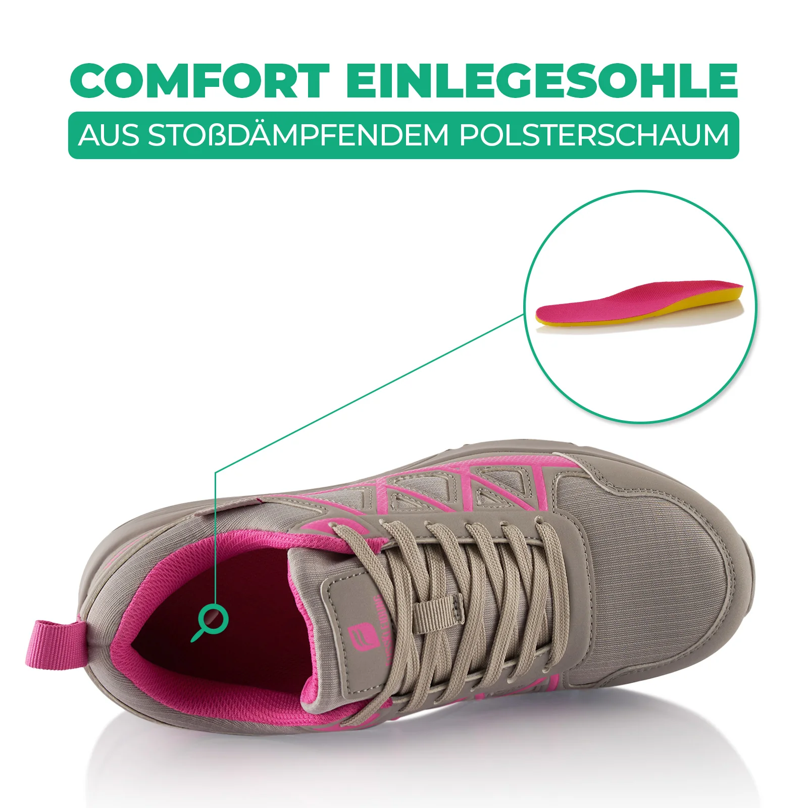 Sneaker Dämpfende Komfortsohle Wasserdicht - Image 5