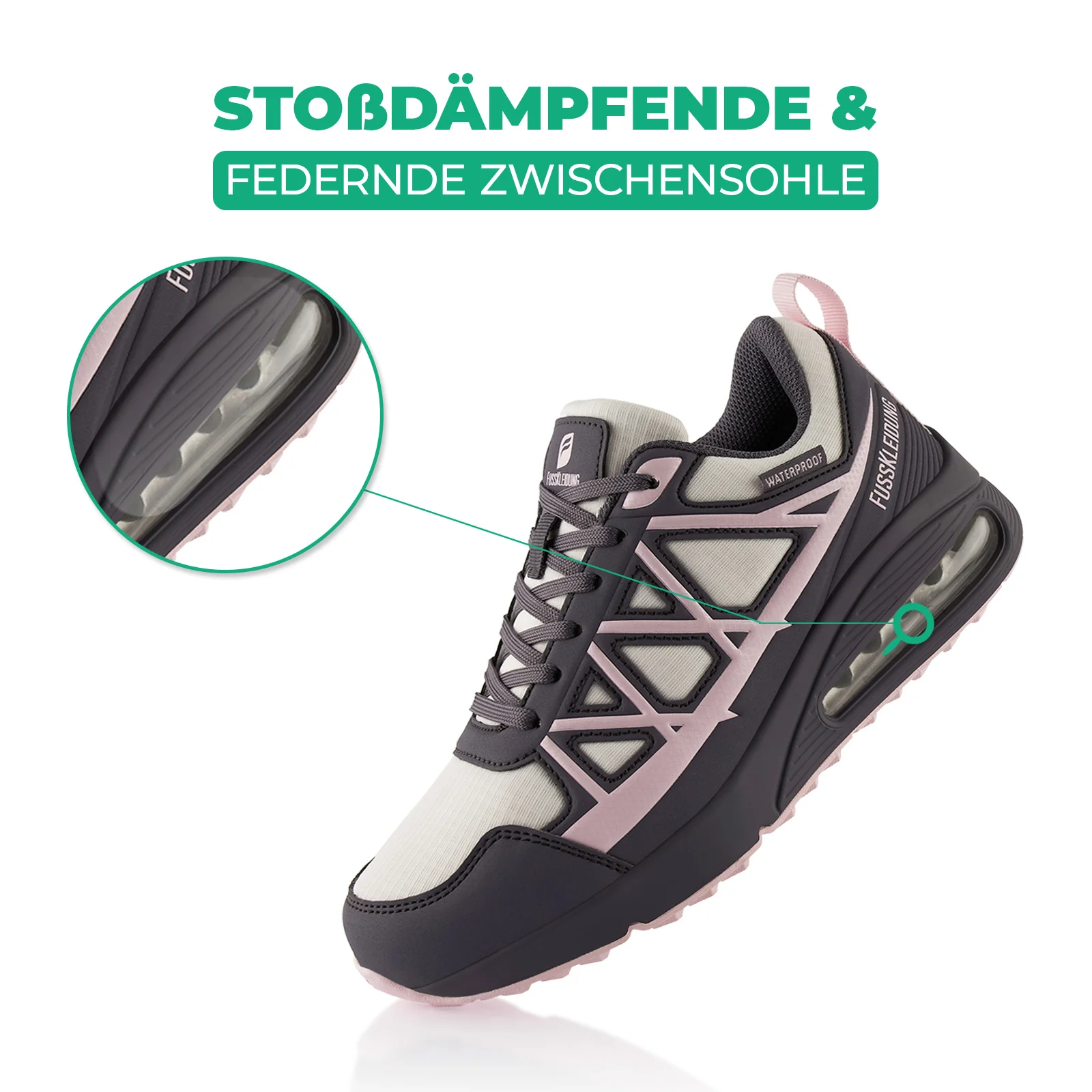 Sneaker Dämpfende Komfortsohle Wasserdicht - Image 3