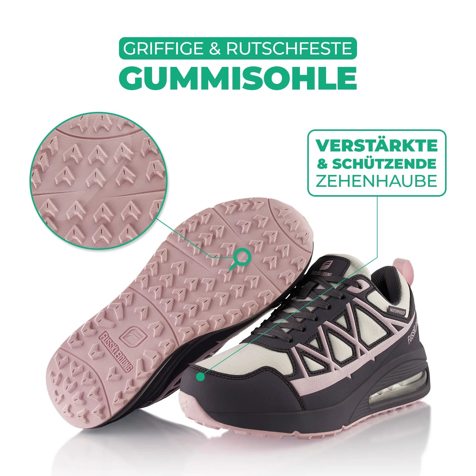 Sneaker Dämpfende Komfortsohle Wasserdicht - Image 4