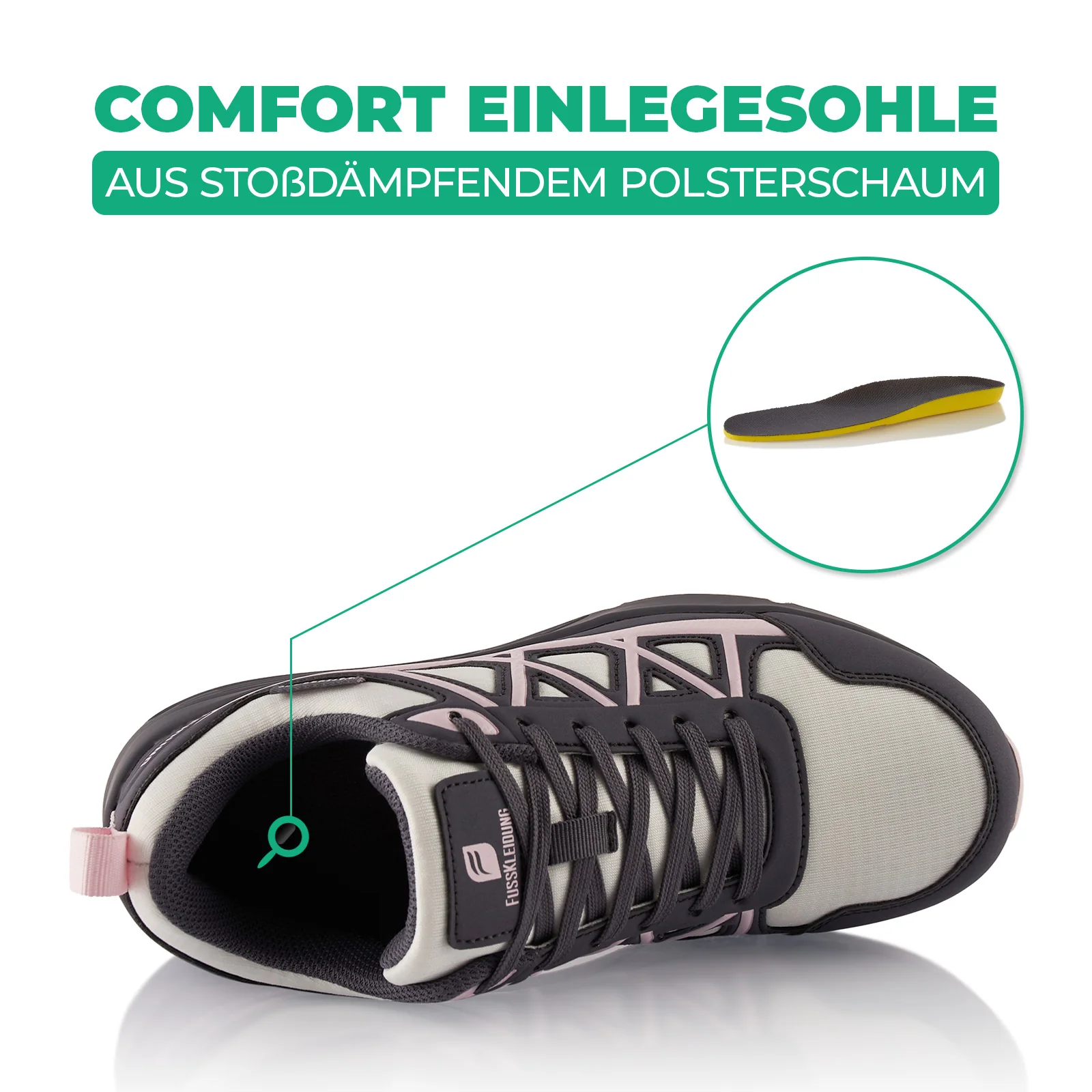 Sneaker Dämpfende Komfortsohle Wasserdicht - Image 5