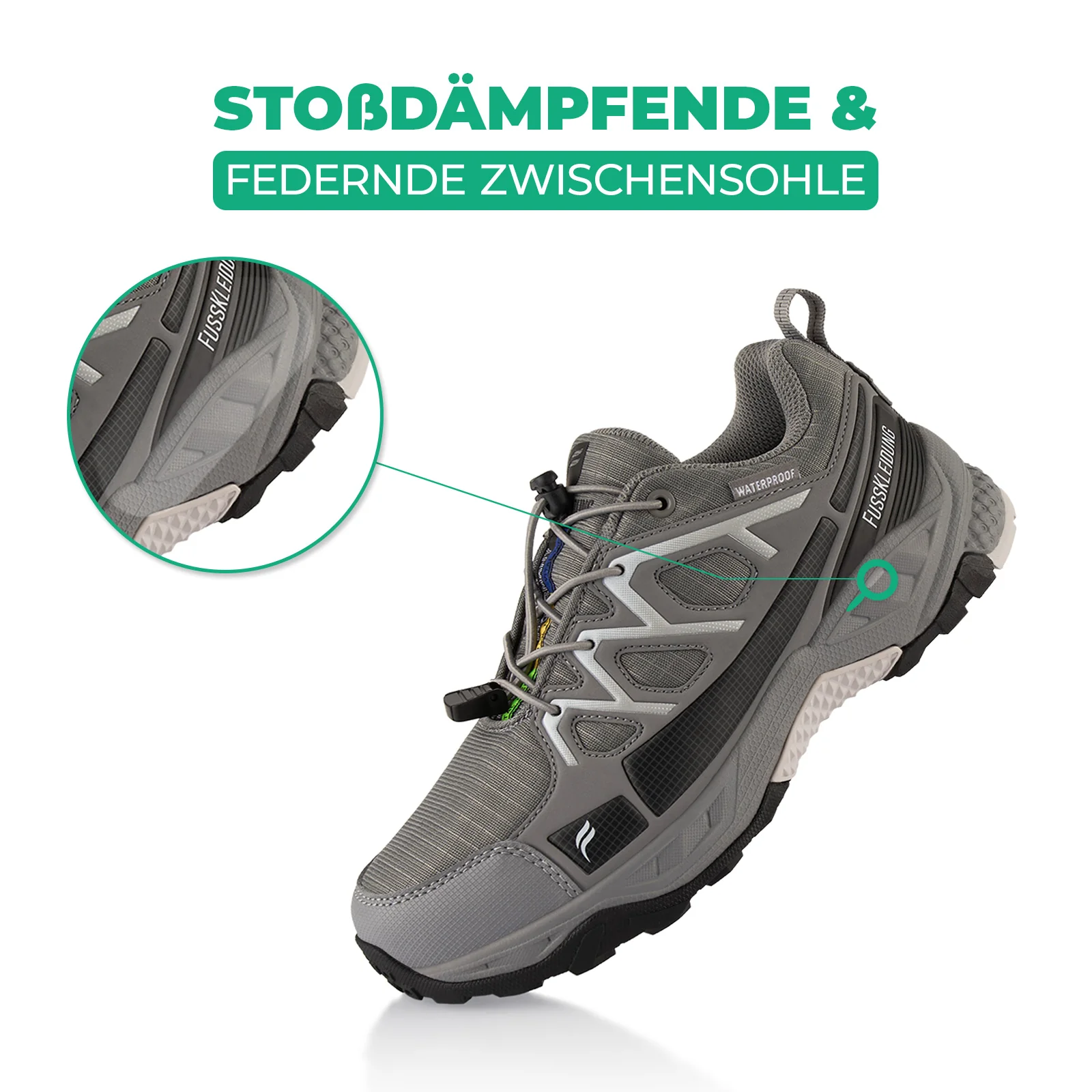 Wanderschuhe Wasserdichte Trail Running Trekkingschuhe - Image 3