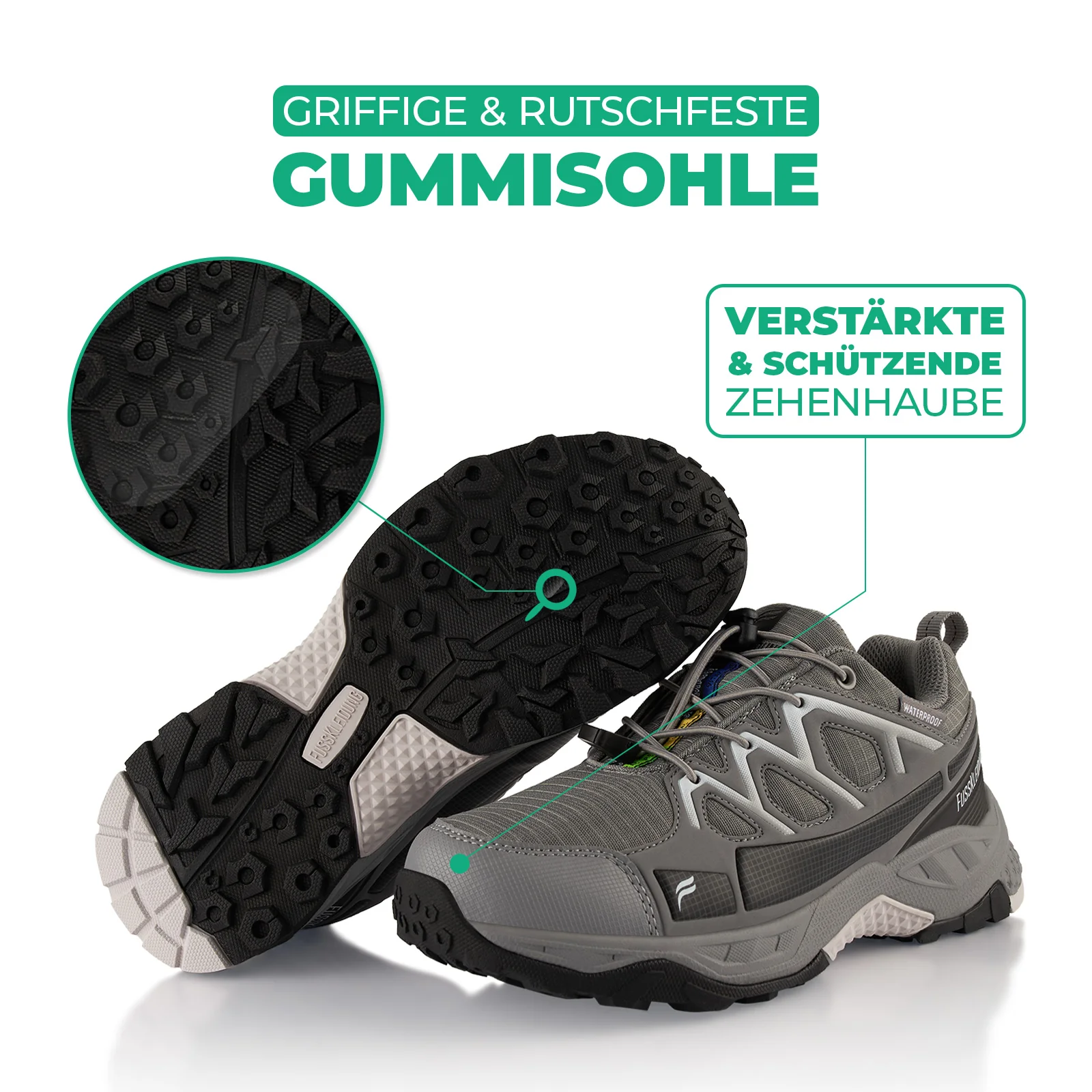 Wanderschuhe Wasserdichte Trail Running Trekkingschuhe - Image 6