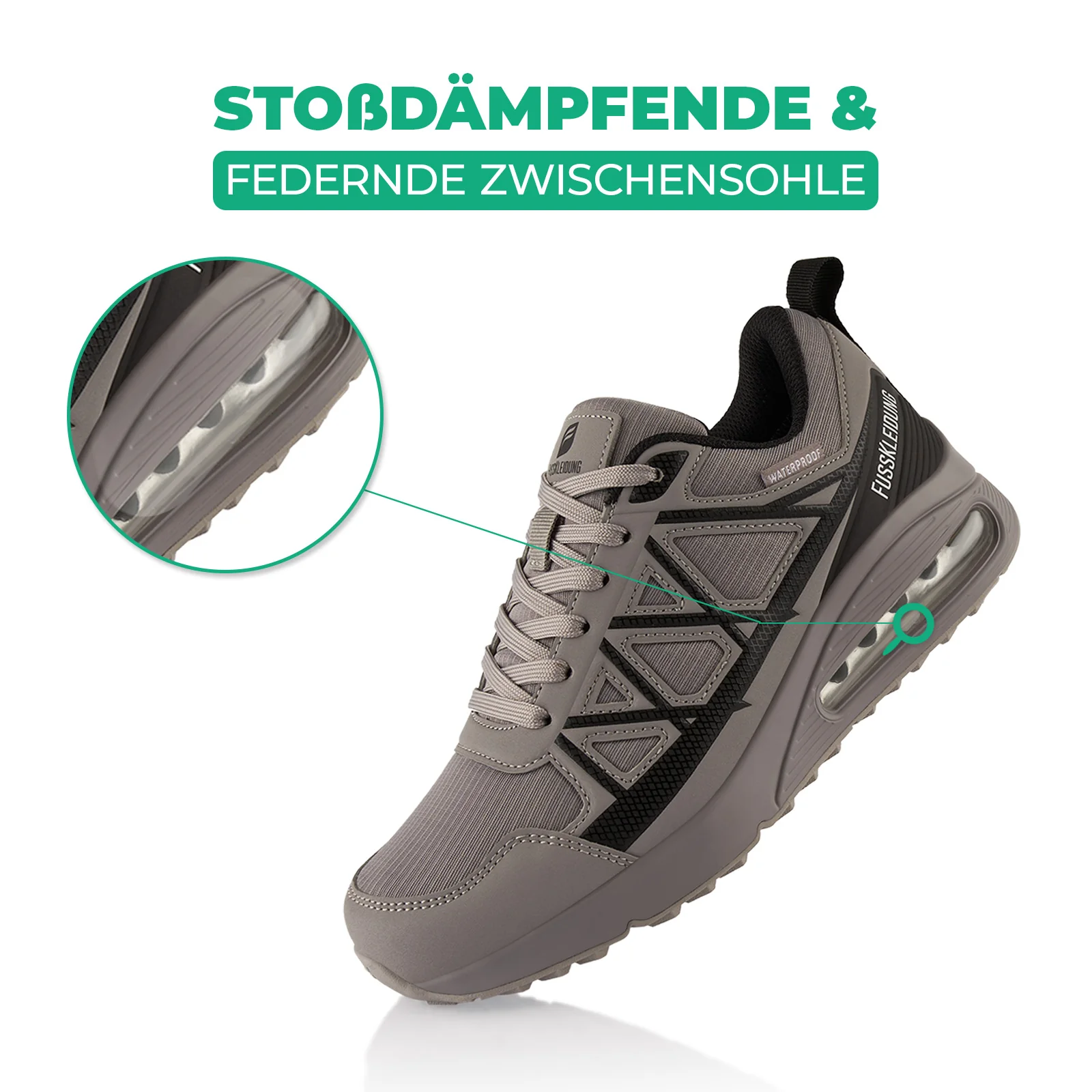 Sneaker Dämpfende Komfortsohle Wasserdicht - Image 3