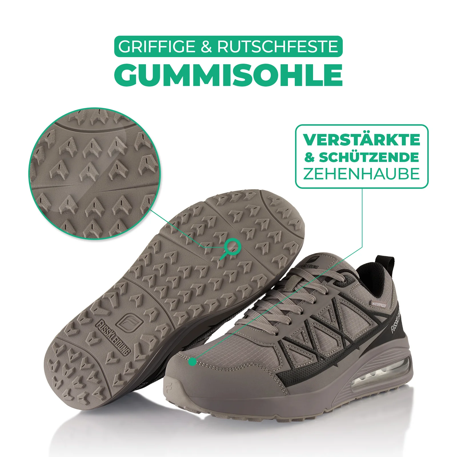 Sneaker Dämpfende Komfortsohle Wasserdicht - Image 4