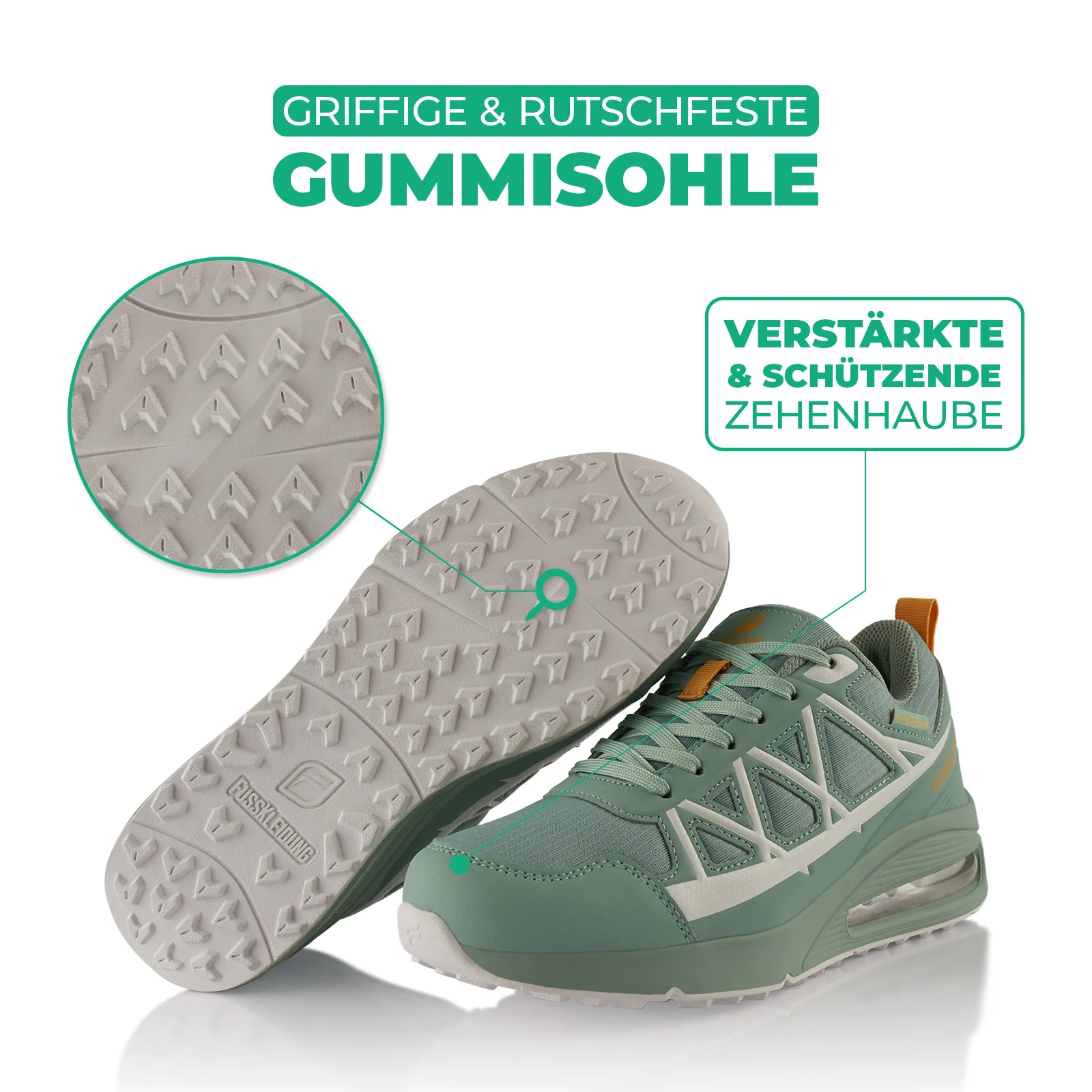 Sneaker Dämpfende Komfortsohle Wasserdicht - Image 4
