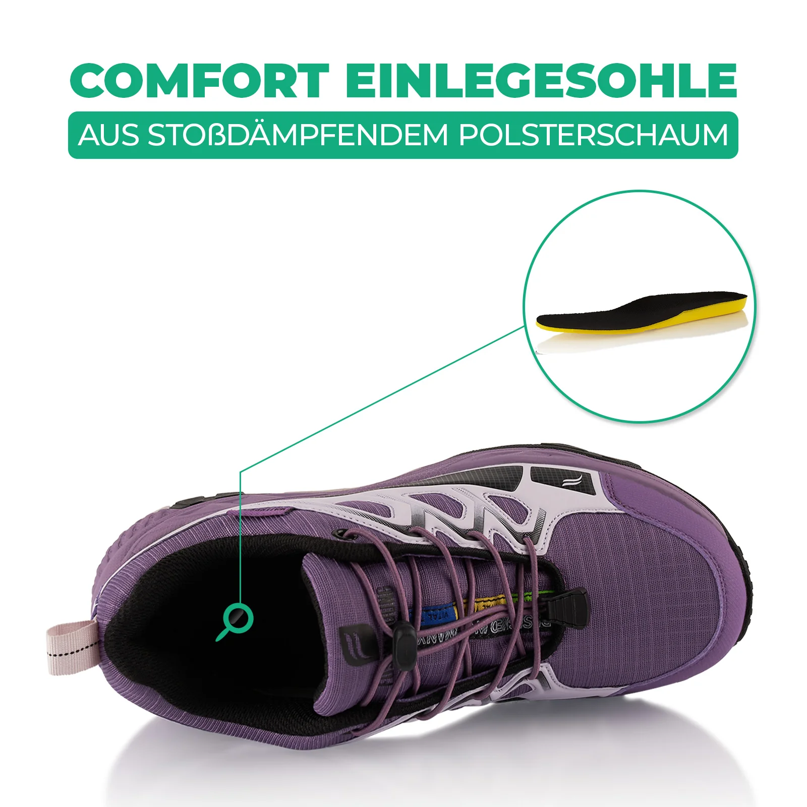 Wanderschuhe Wasserdichte Trail Running Trekkingschuhe - Image 5