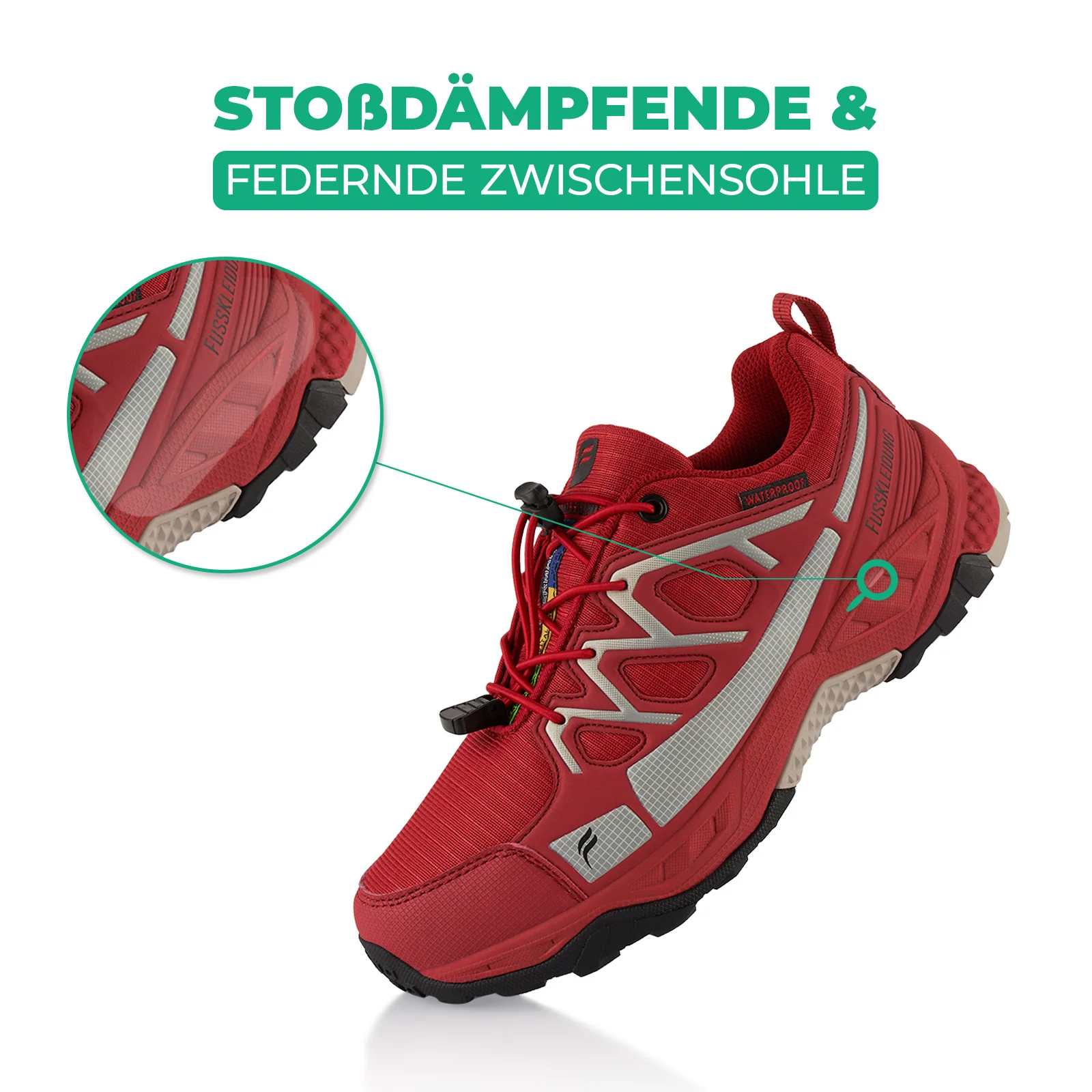 Wanderschuhe Wasserdichte Trail Running Trekkingschuhe - Image 3