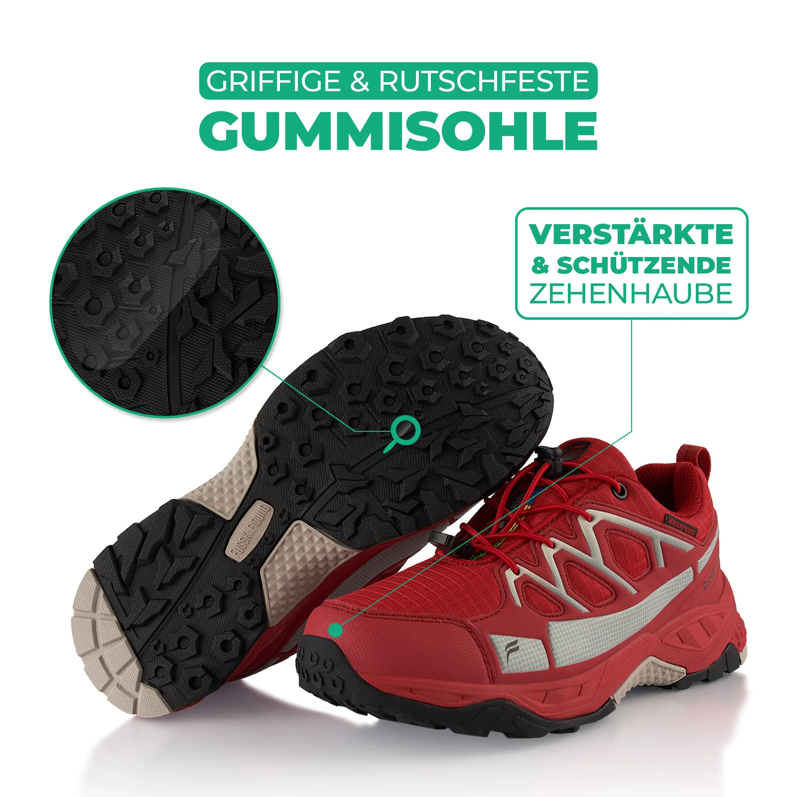 Wanderschuhe Wasserdichte Trail Running Trekkingschuhe - Image 6