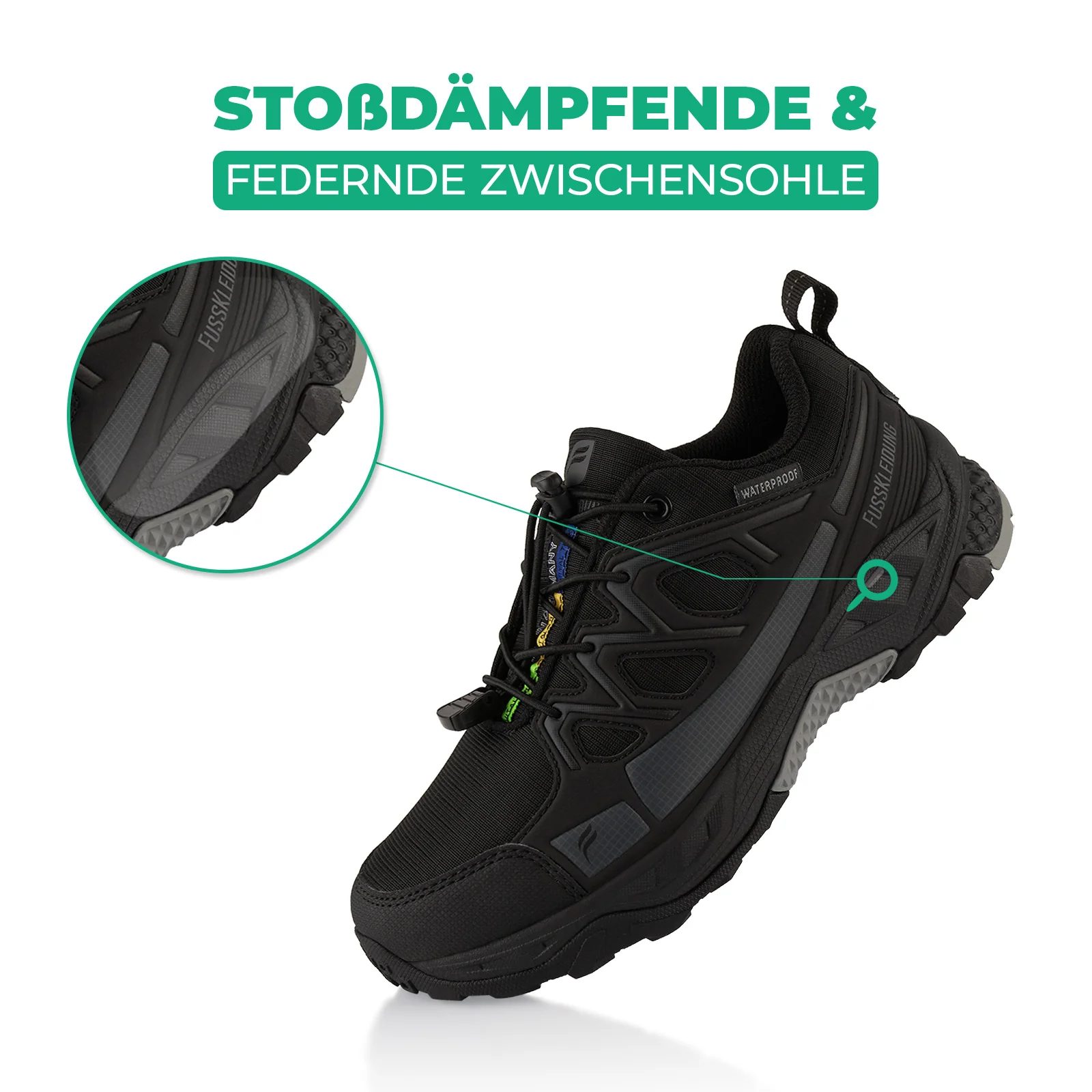Wanderschuhe Wasserdichte Trail Running Trekkingschuhe - Image 3