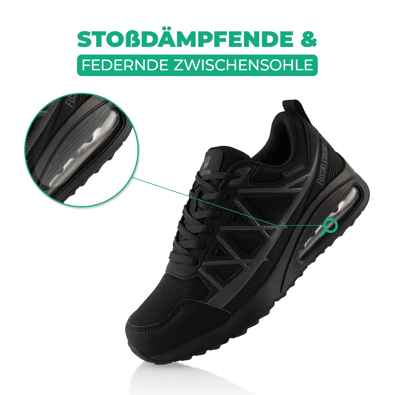 Sneaker Dämpfende Komfortsohle Wasserdicht - Image 3