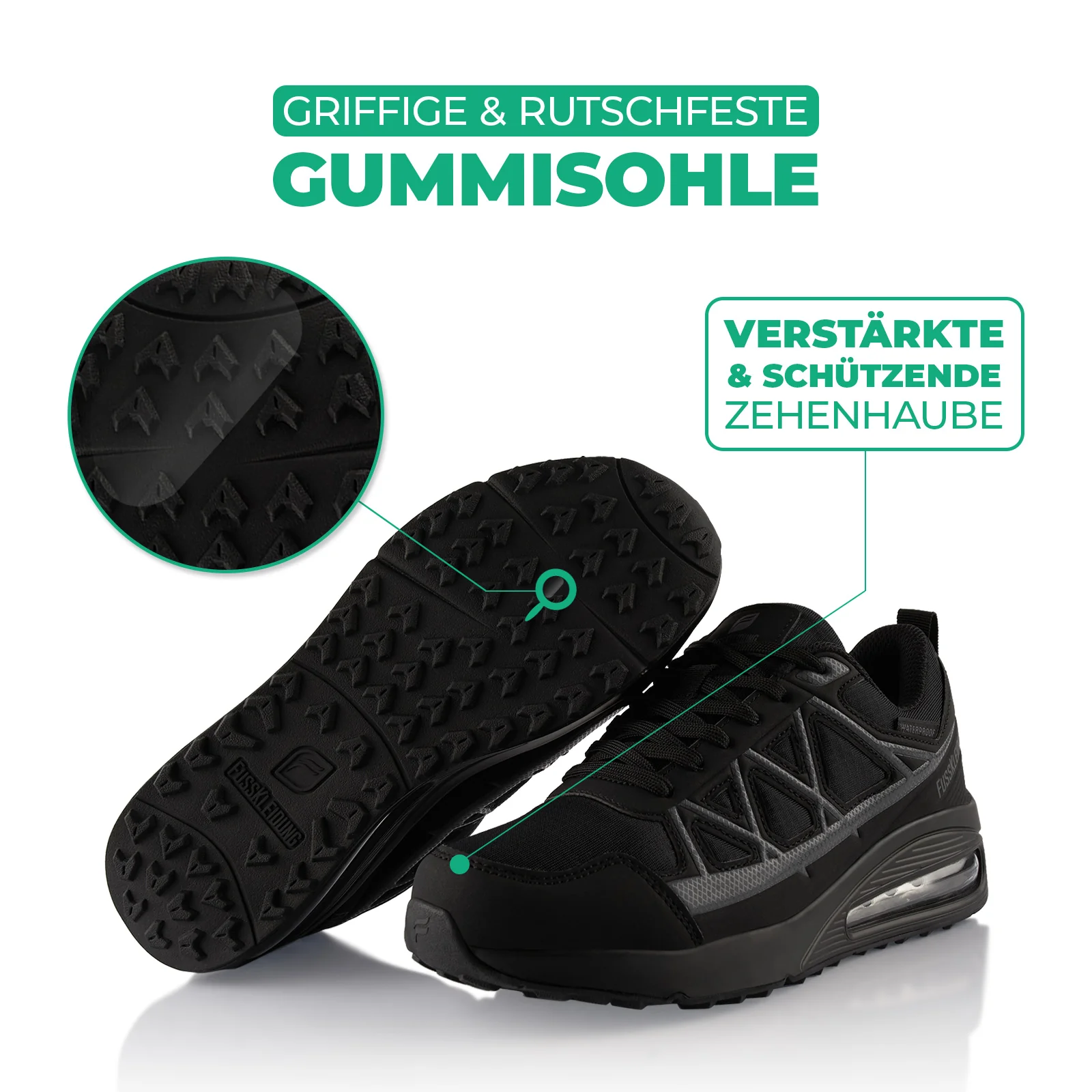 Sneaker Dämpfende Komfortsohle Wasserdicht - Image 4