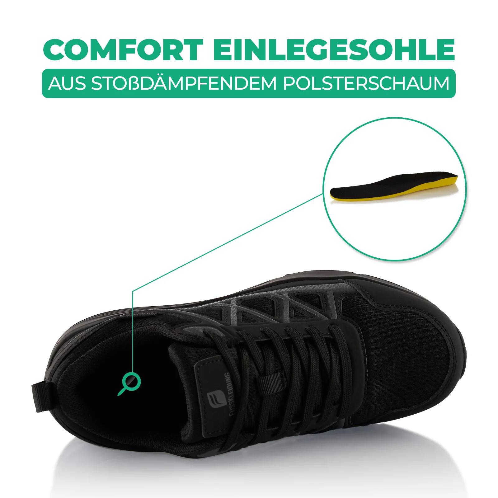 Sneaker Dämpfende Komfortsohle Wasserdicht - Image 5