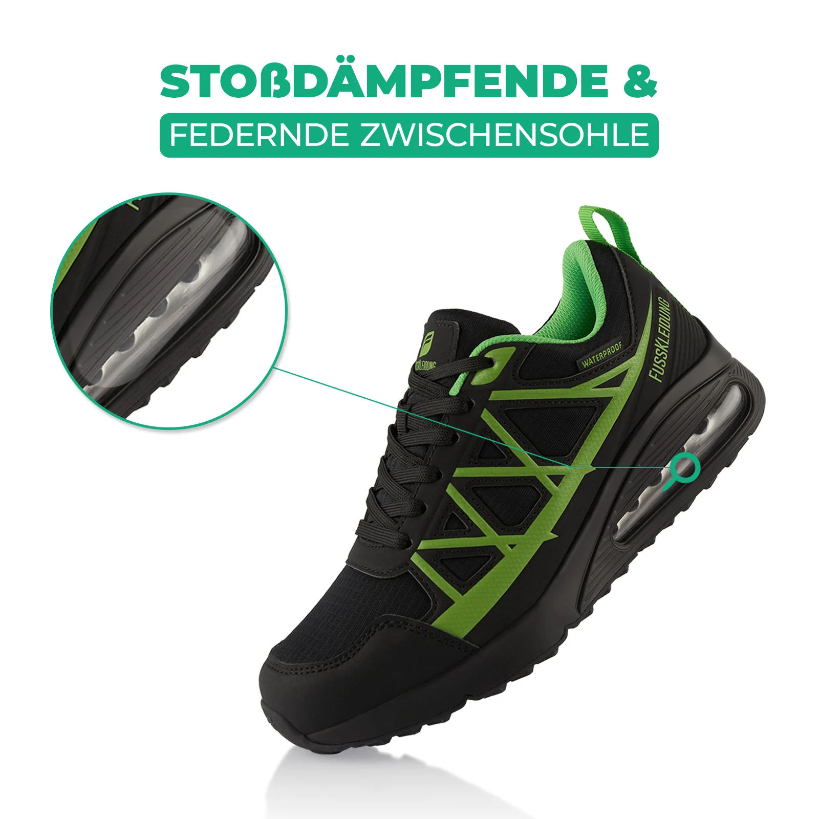 Sneaker Dämpfende Komfortsohle Wasserdicht - Image 3