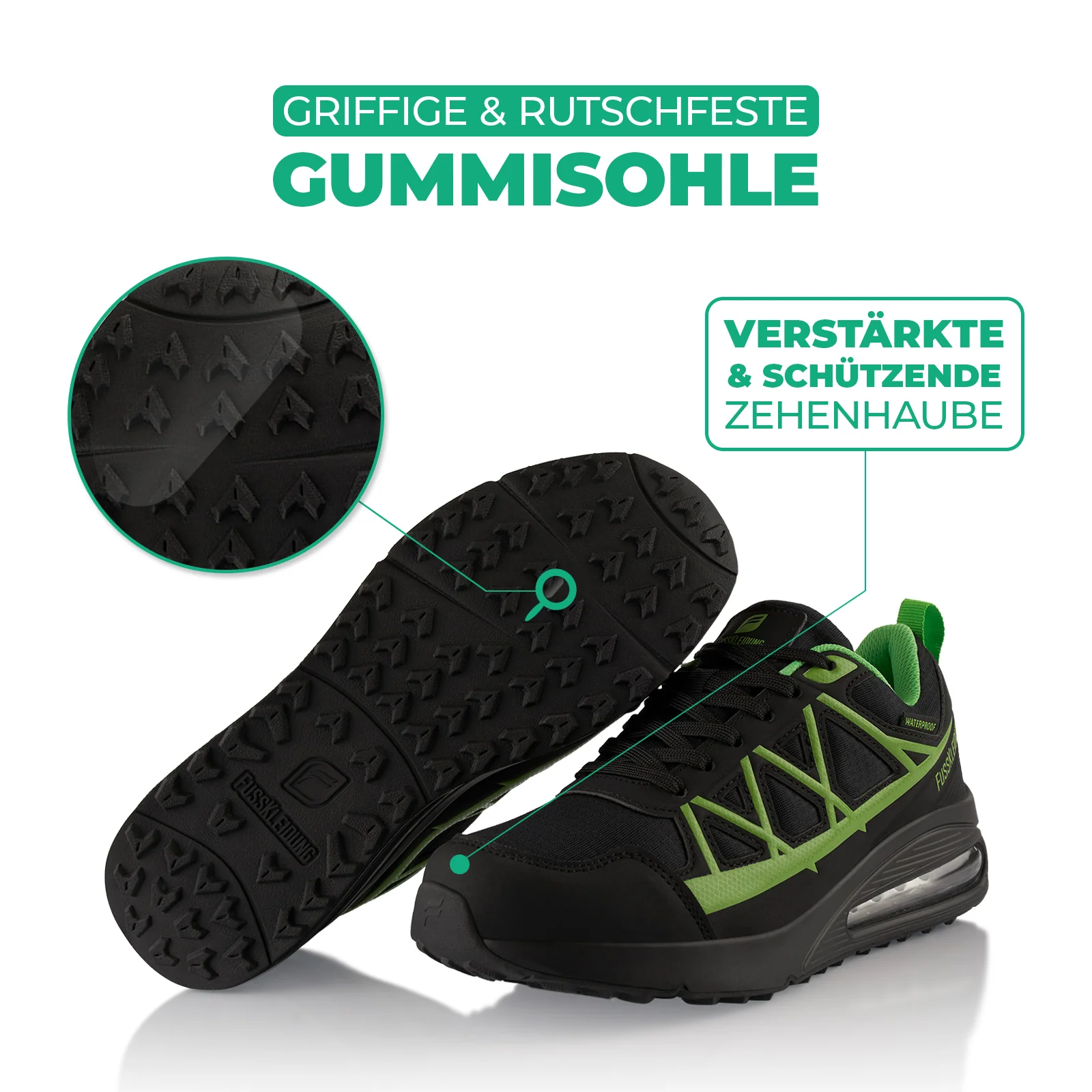 Sneaker Dämpfende Komfortsohle Wasserdicht - Image 4