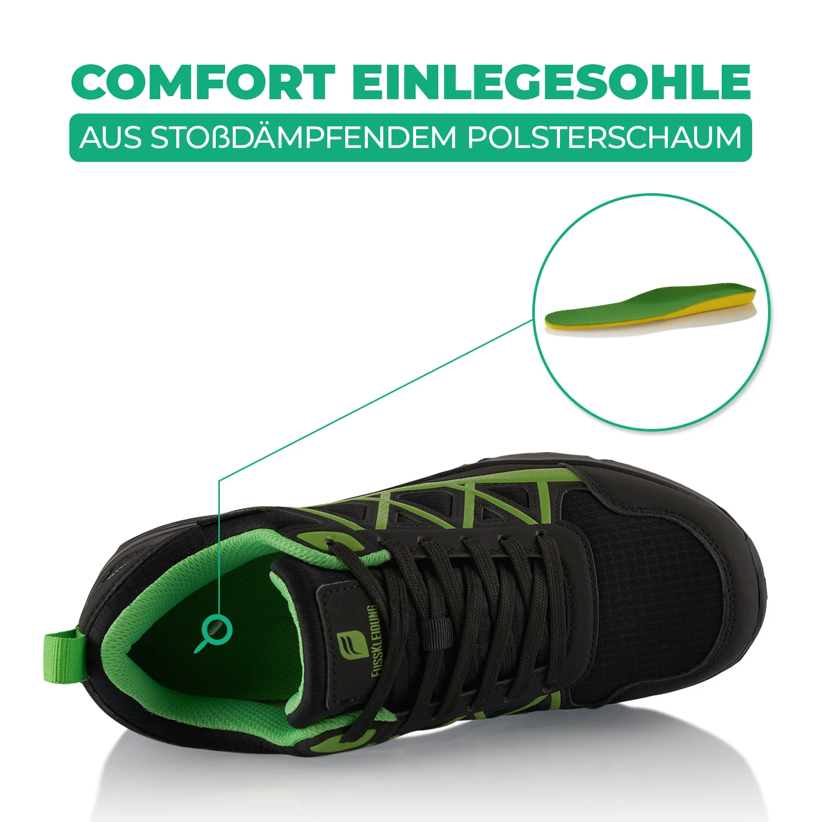 Sneaker Dämpfende Komfortsohle Wasserdicht - Image 5