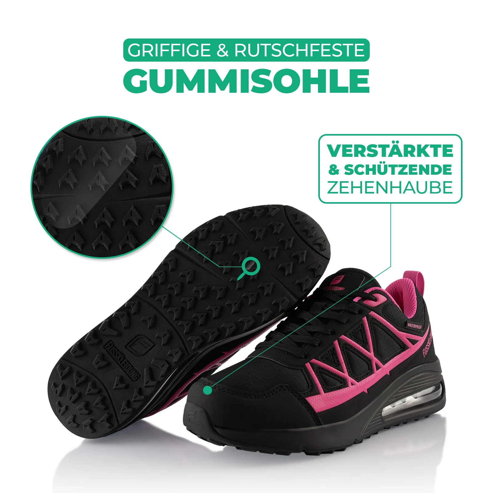 Sneaker Dämpfende Komfortsohle Wasserdicht - Image 4