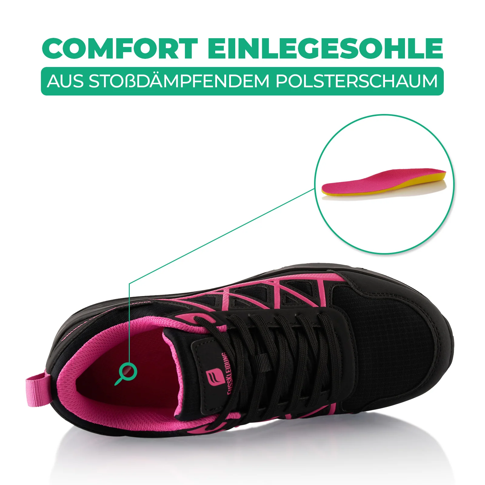 Sneaker Dämpfende Komfortsohle Wasserdicht - Image 5