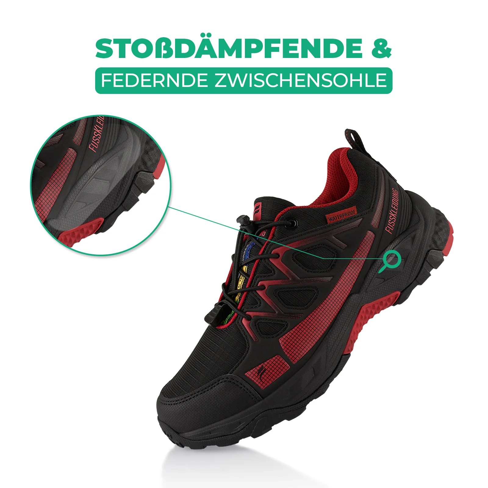 Wanderschuhe Wasserdichte Trail Running Trekkingschuhe - Image 3