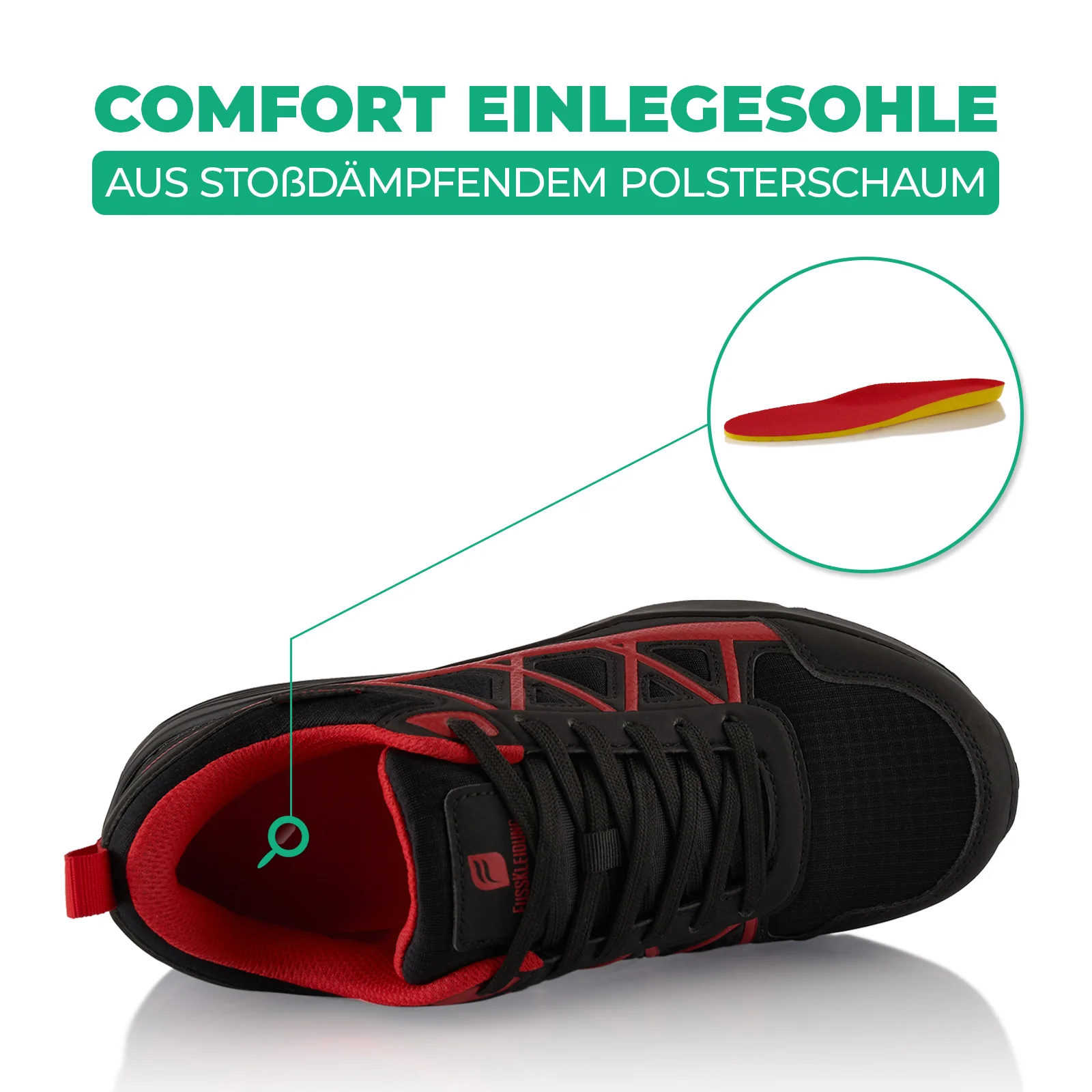 Sneaker Dämpfende Komfortsohle Wasserdicht - Image 5