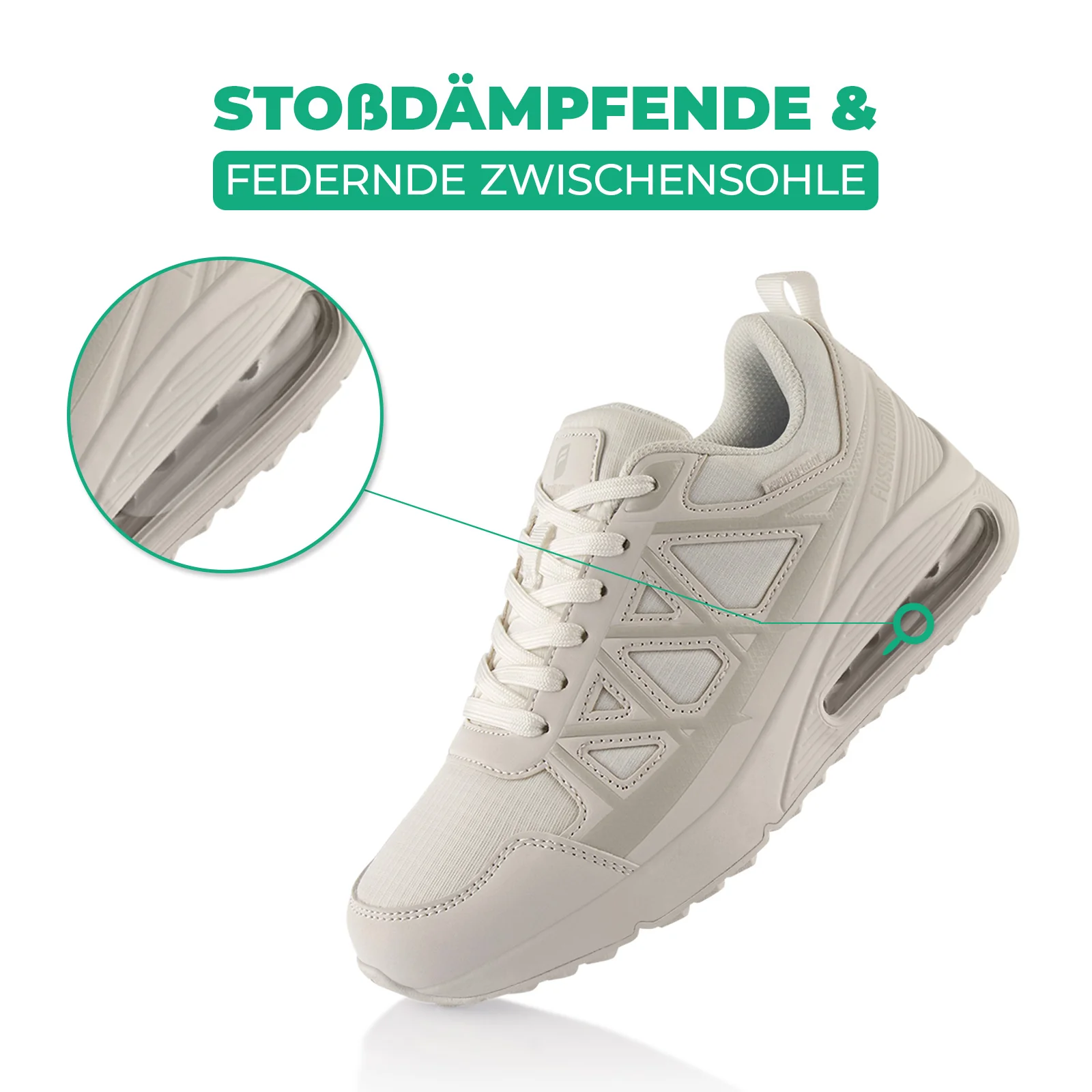 Sneaker Dämpfende Komfortsohle Wasserdicht - Image 3