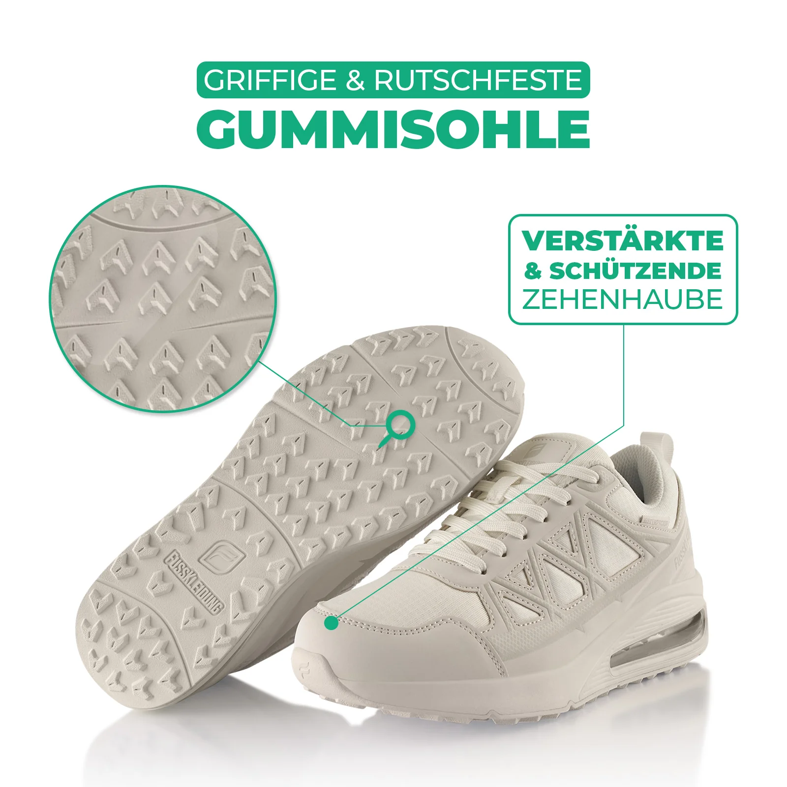 Sneaker Dämpfende Komfortsohle Wasserdicht - Image 4