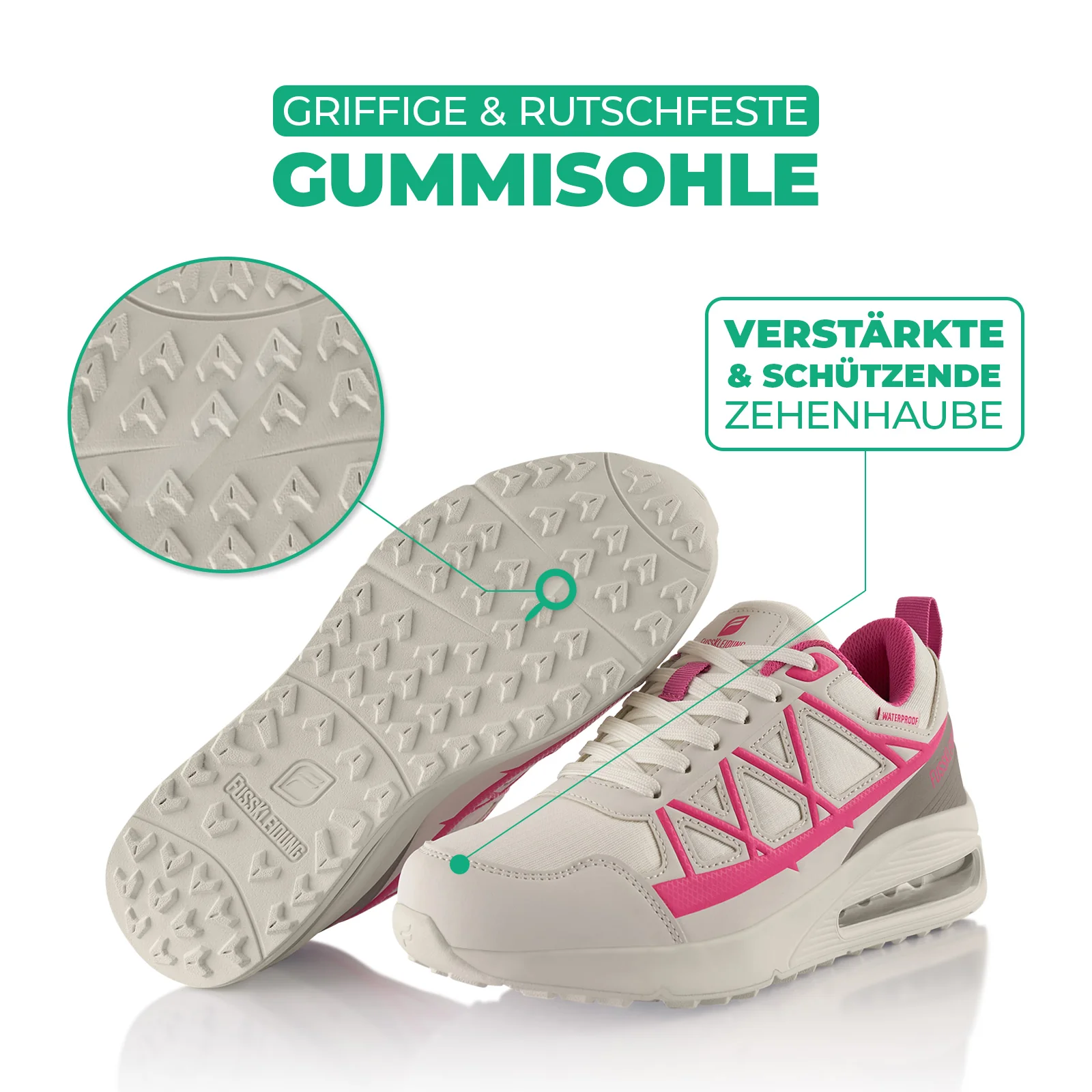 Sneaker Dämpfende Komfortsohle Wasserdicht - Image 4