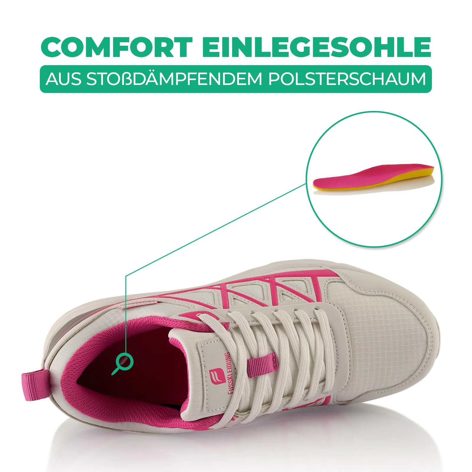 Sneaker Dämpfende Komfortsohle Wasserdicht - Image 5